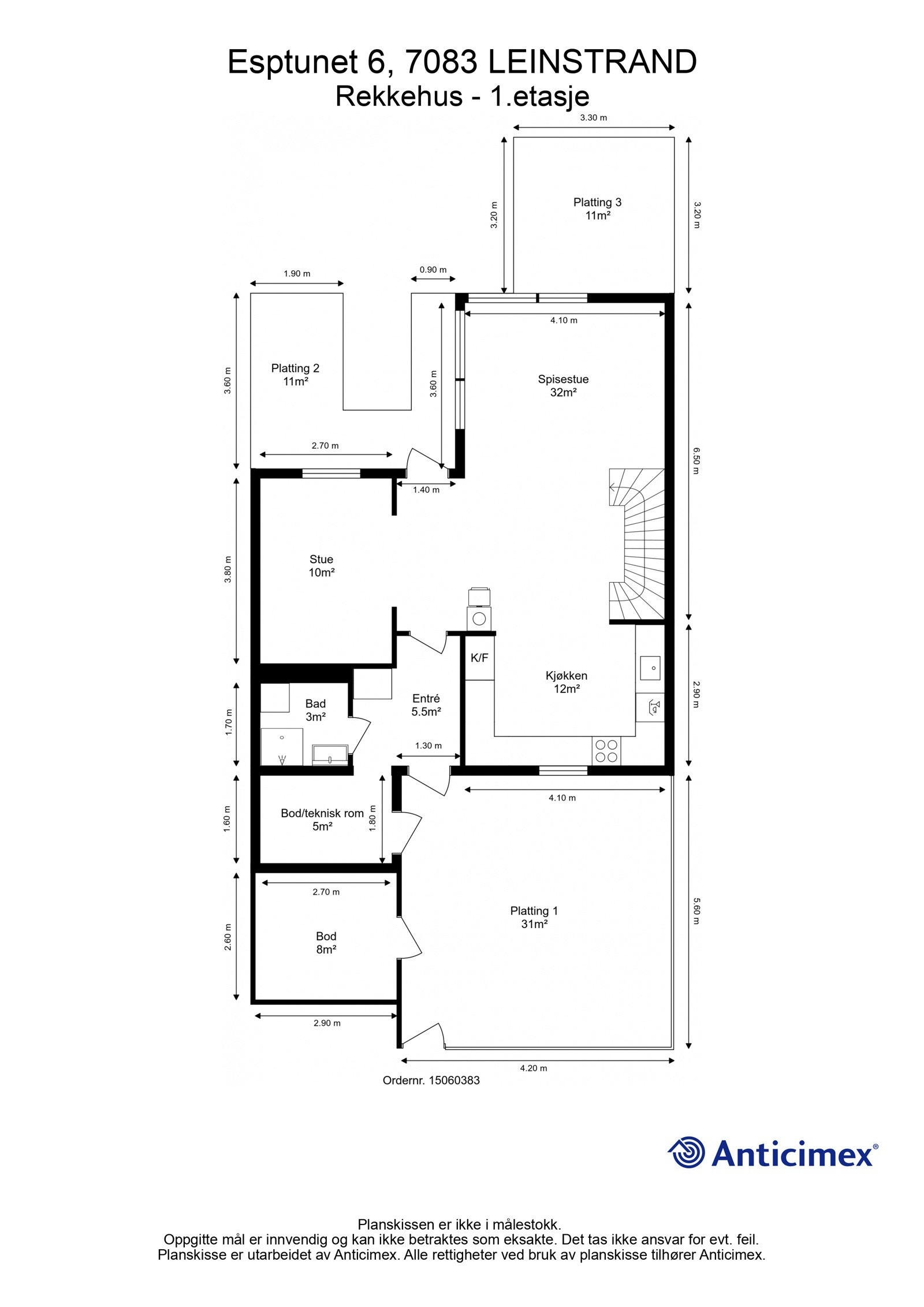 Plantegning - 1. etasje Galleribilde