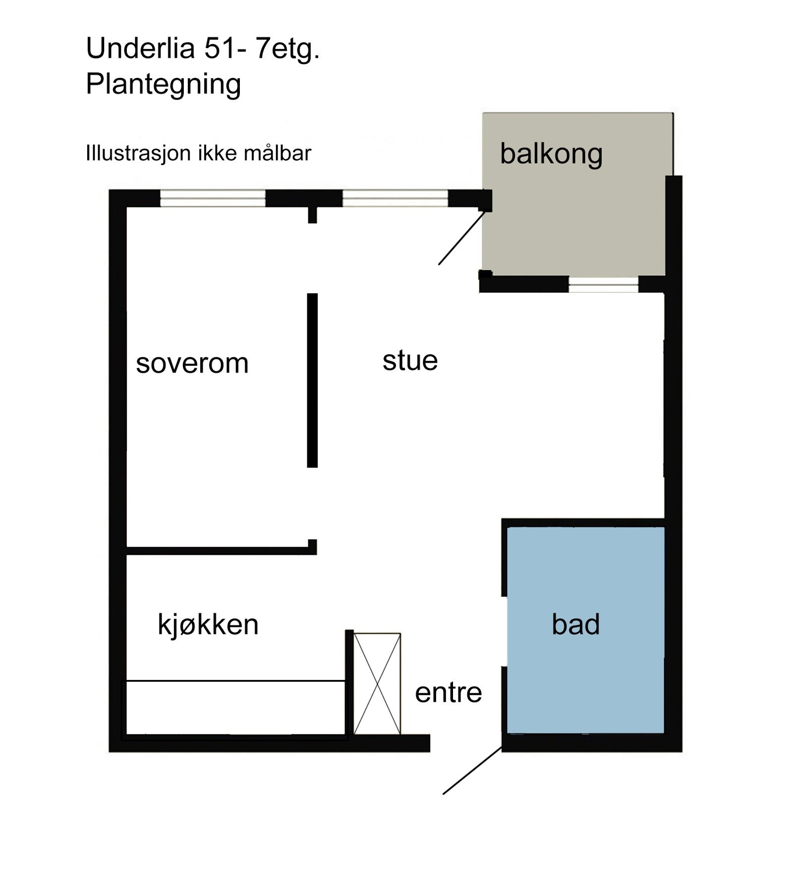 Plantegning Galleribilde