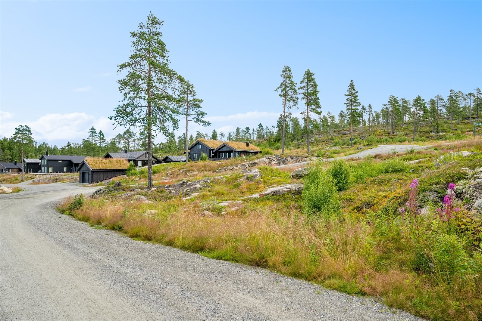 Veletablert hytteområde, på vinterhalvåret kan du spenne på deg skia rett utenfor hyttedøra! Galleribilde