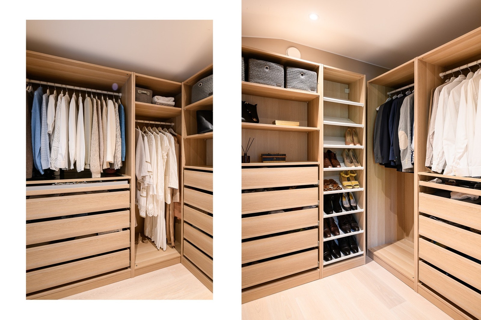 Eget walk-in closet med mye skapplass. Galleribilde