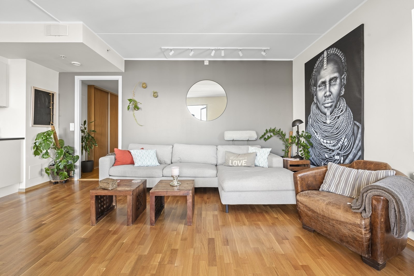 Akonto oppvarming og grunnpakke for internett er inkludert i månedlige felleskostnader. Galleribilde