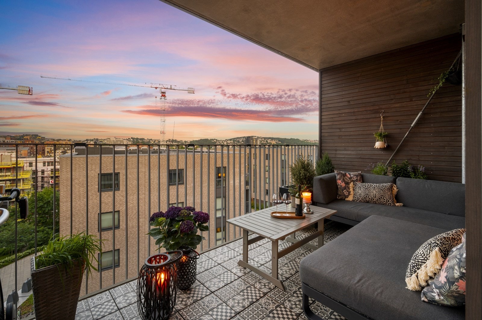 Nydelig balkong på hele 11 kvm! Galleribilde