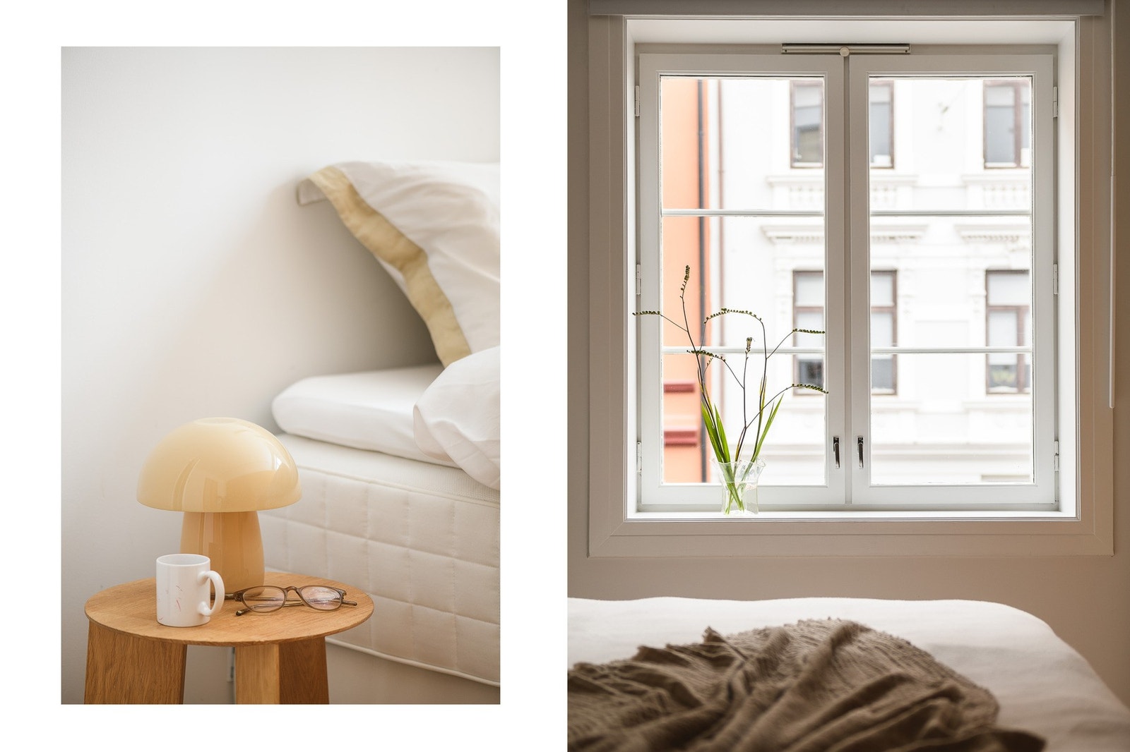 Morgensolen gjør at rommene er kjølige og svale kveldstid. Leiligheten ligger også i en stille og rolig gate. Galleribilde