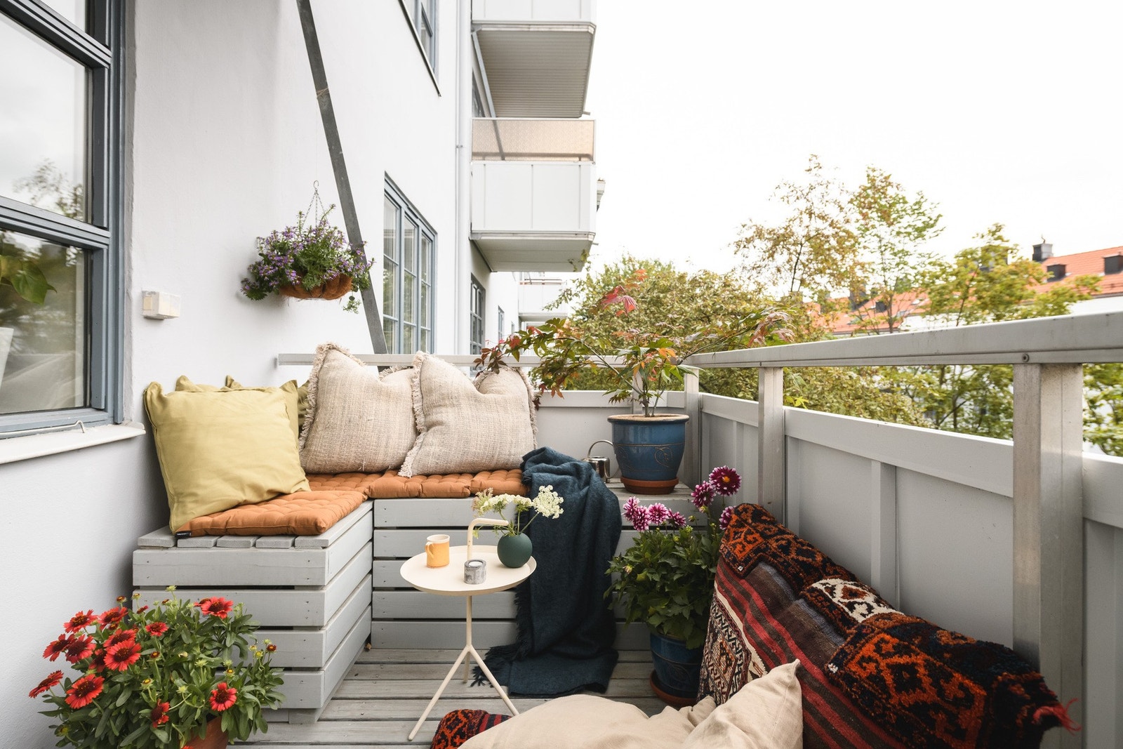 Flott balkong på ca. 5,2 kvm med luftig atmosfære. Galleribilde