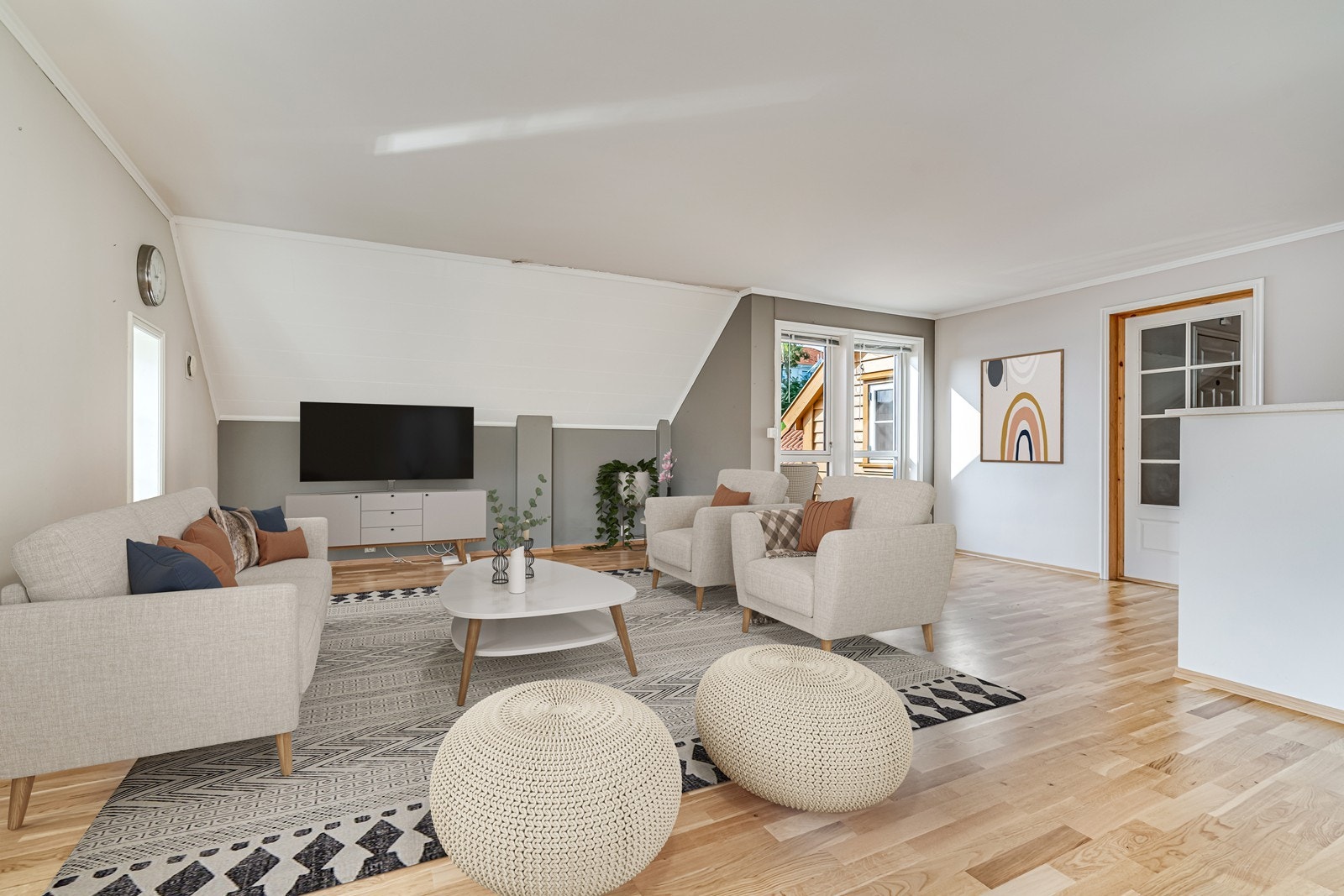 Stue - Bildet er digital møblert Galleribilde