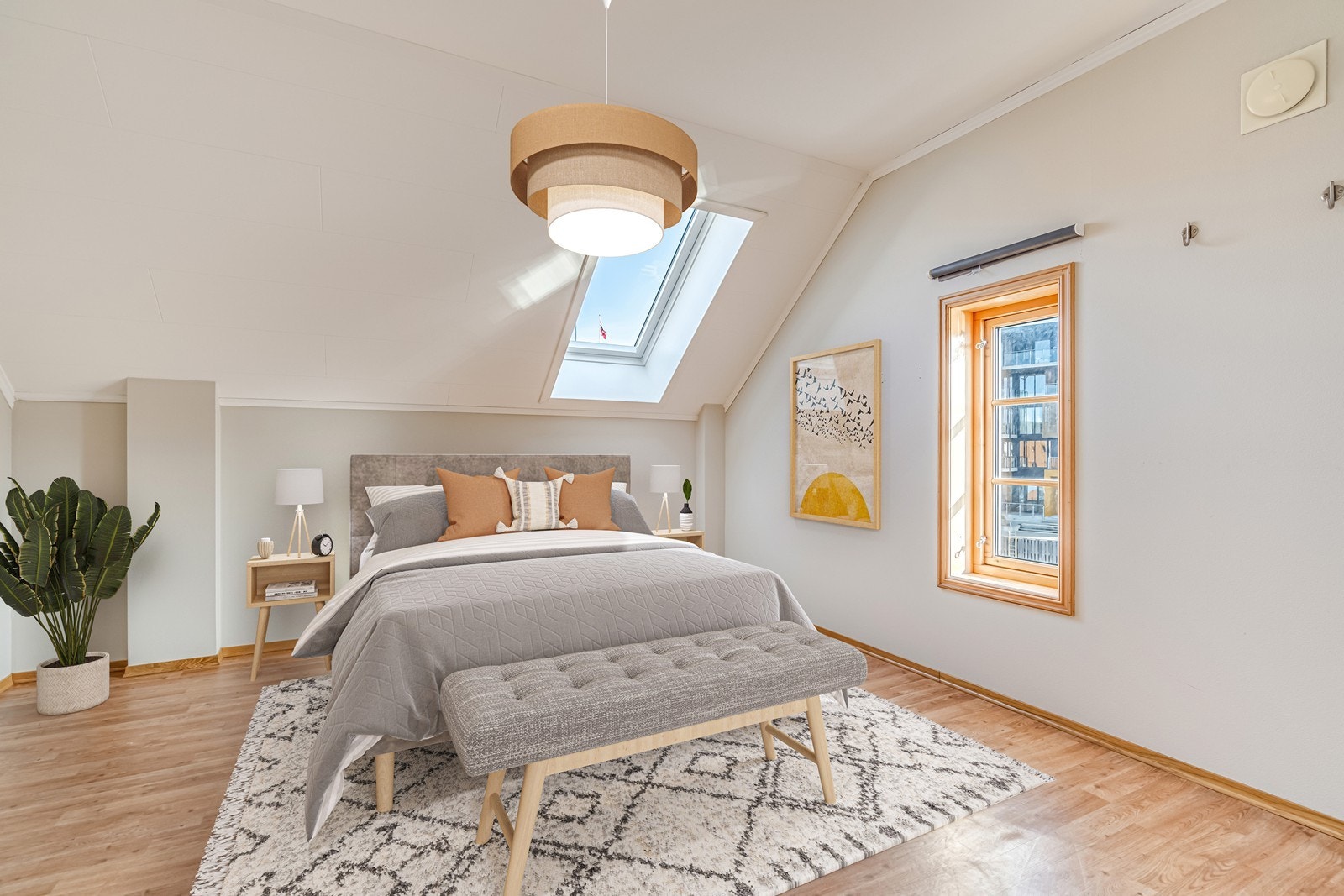 Soverom - Bildet er digital møblert Galleribilde