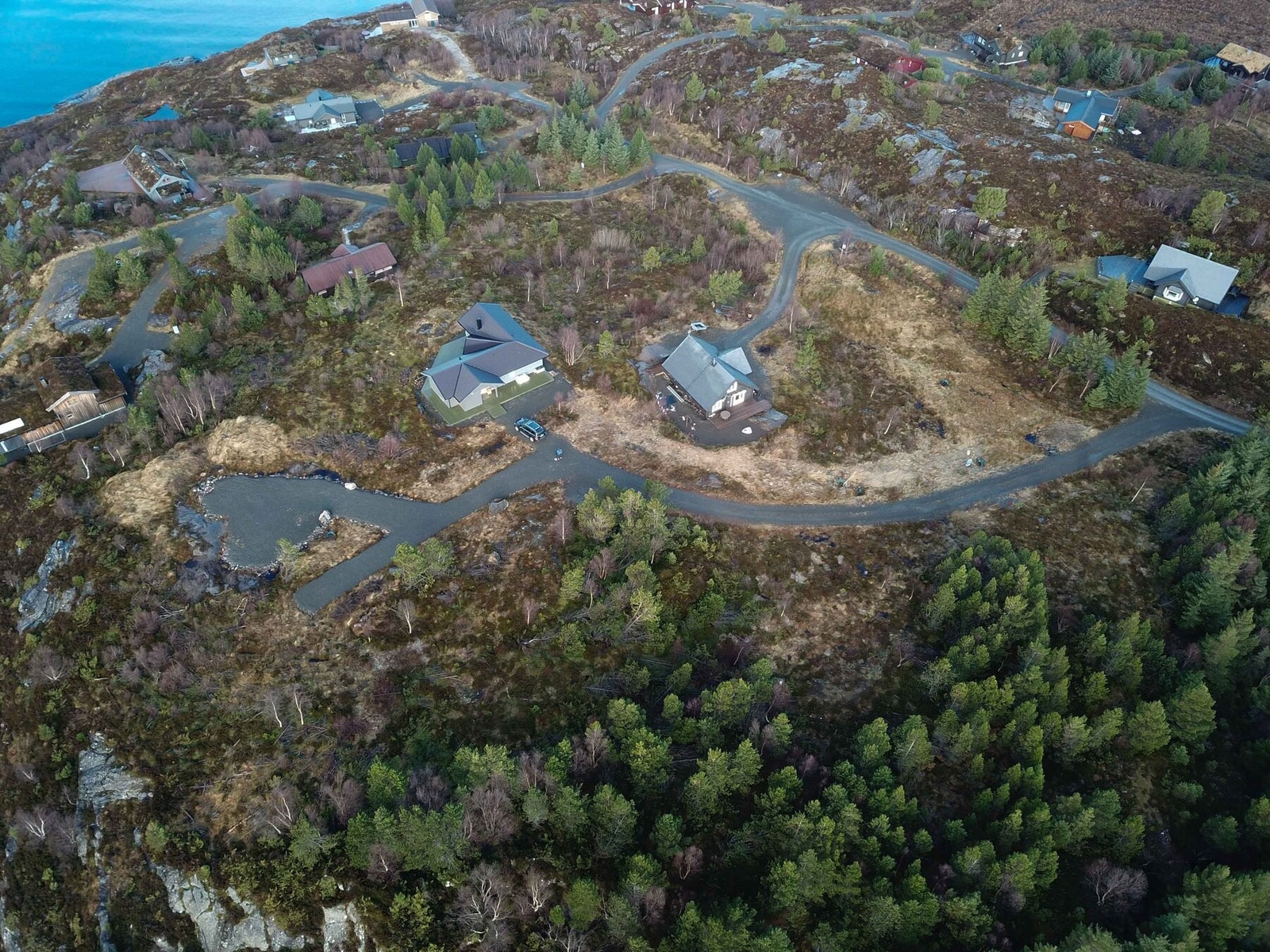 Tomtene sett fra lufta Galleribilde