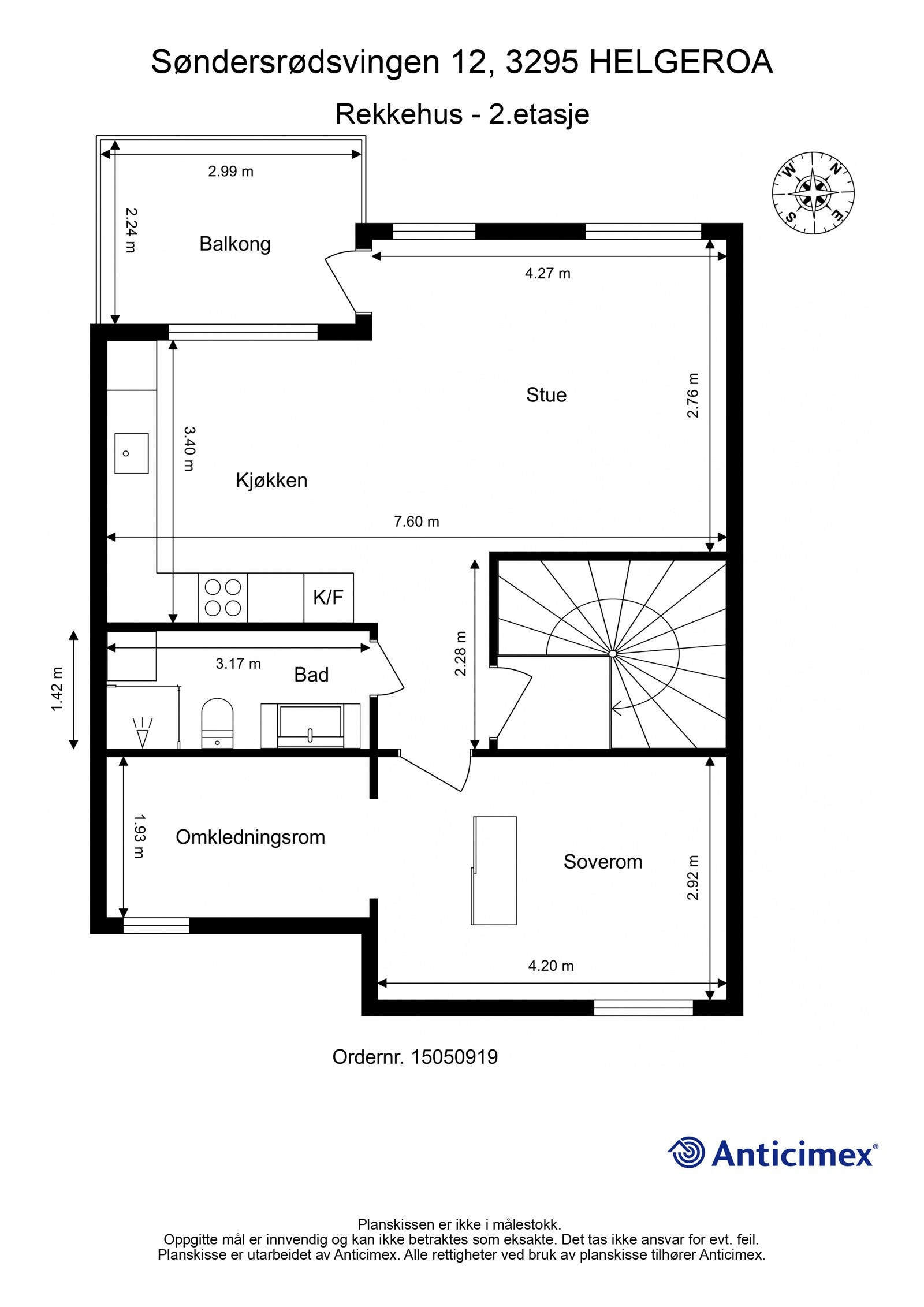 Plantegning 2. etasje Galleribilde