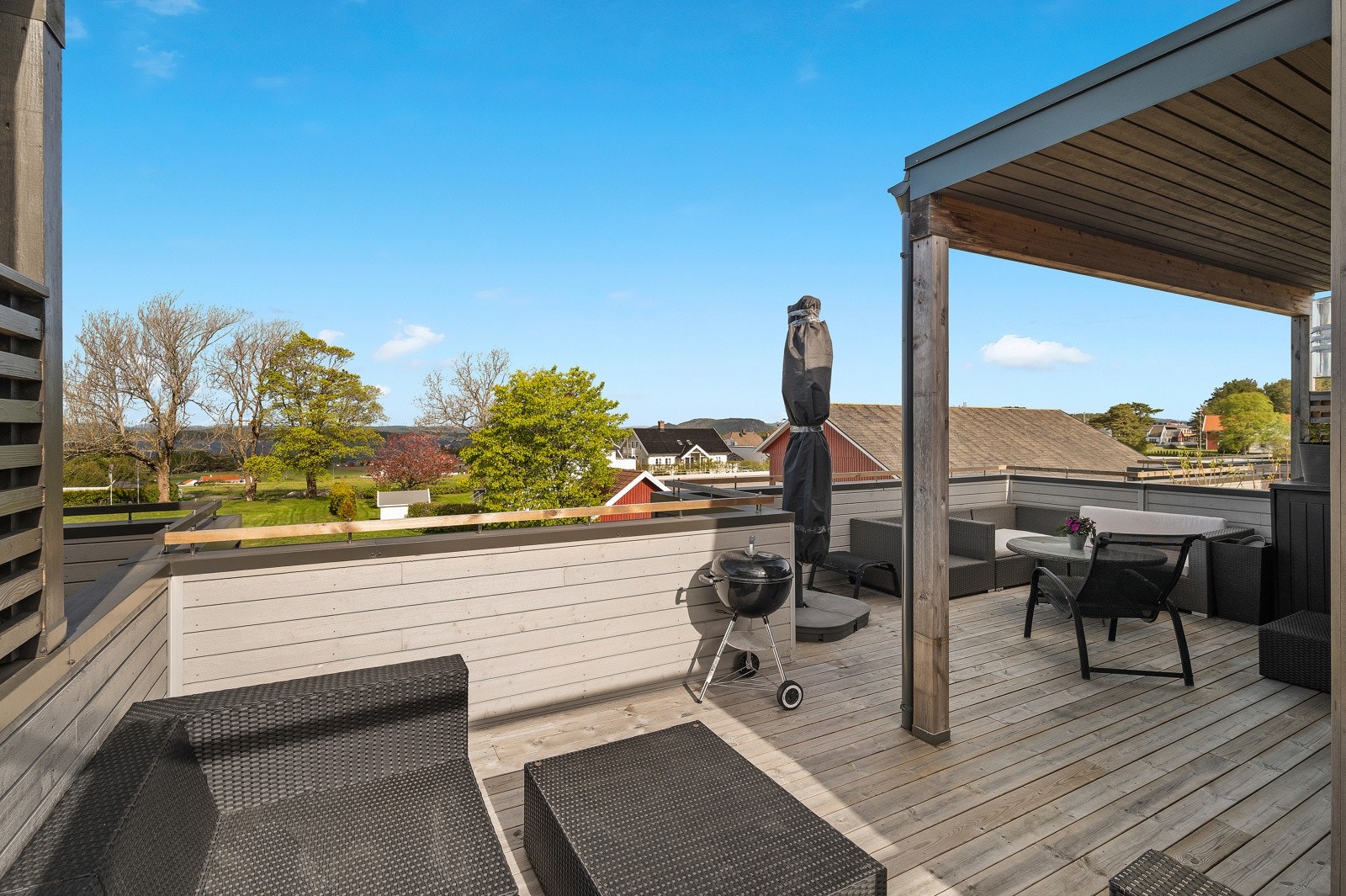 Stor takterrasse Galleribilde