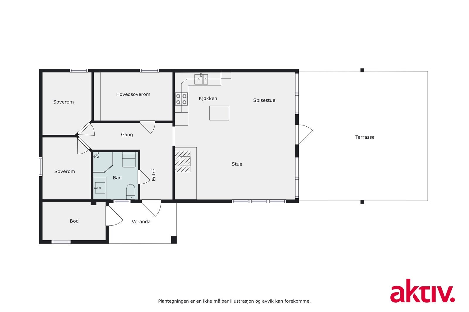 Plantegning. Galleribilde