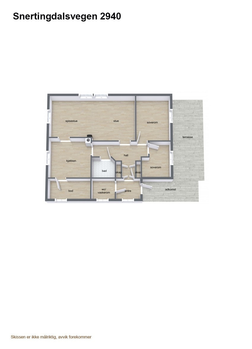 Plantegning Galleribilde