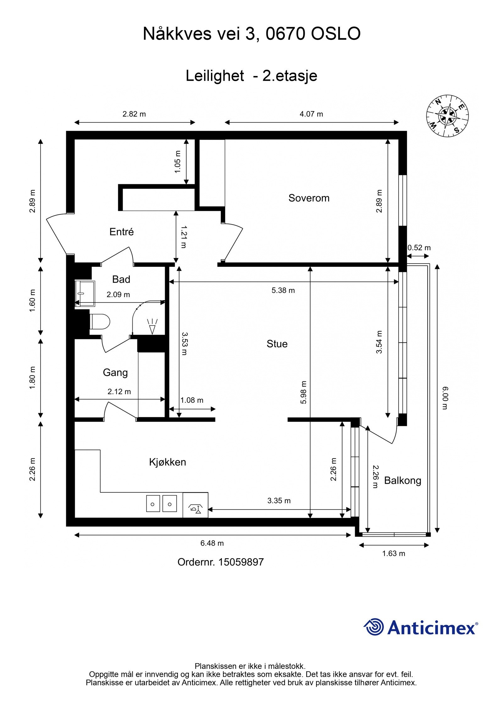 Plantegning Galleribilde