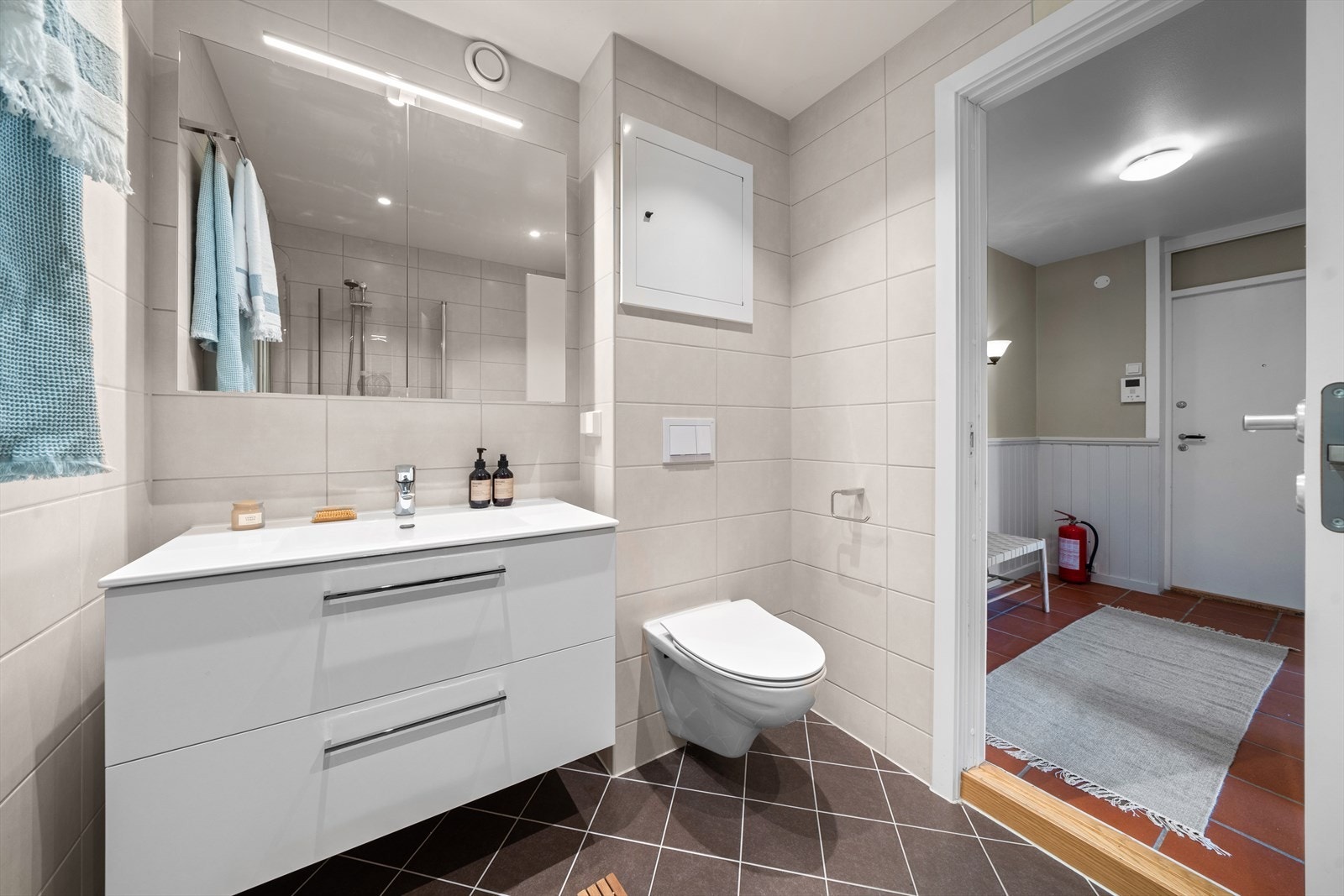 Badet ble totalrenovert i regi av borettslaget i 2021. Galleribilde