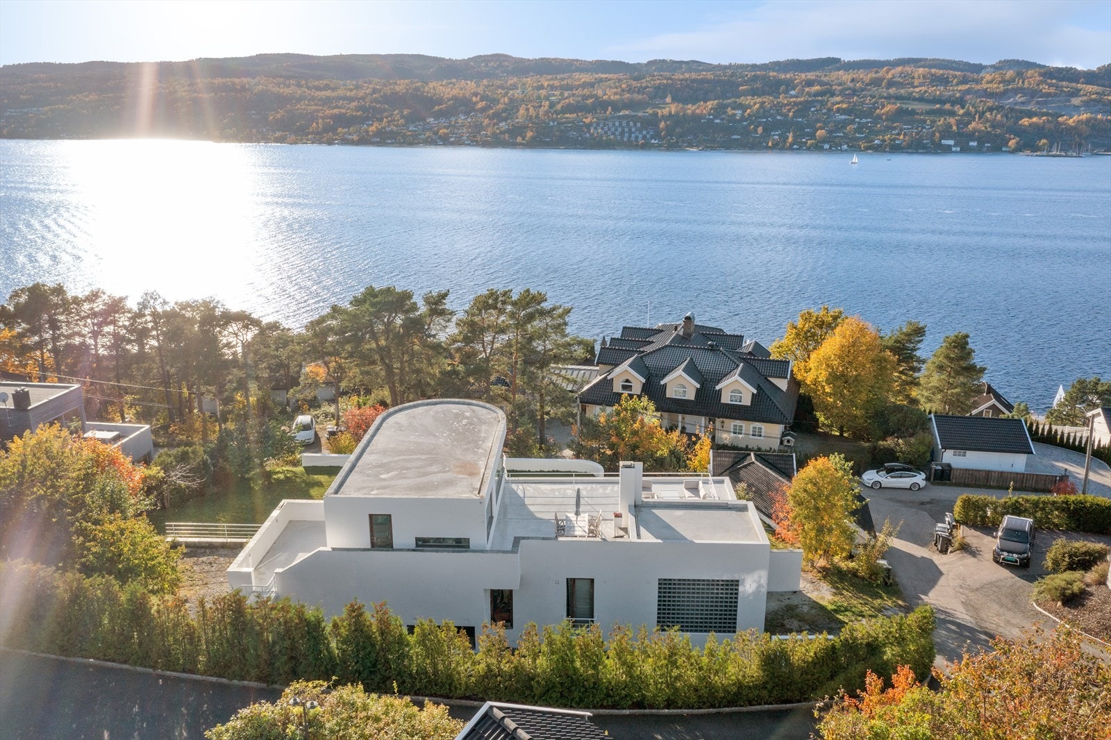 Dronefoto. Galleribilde