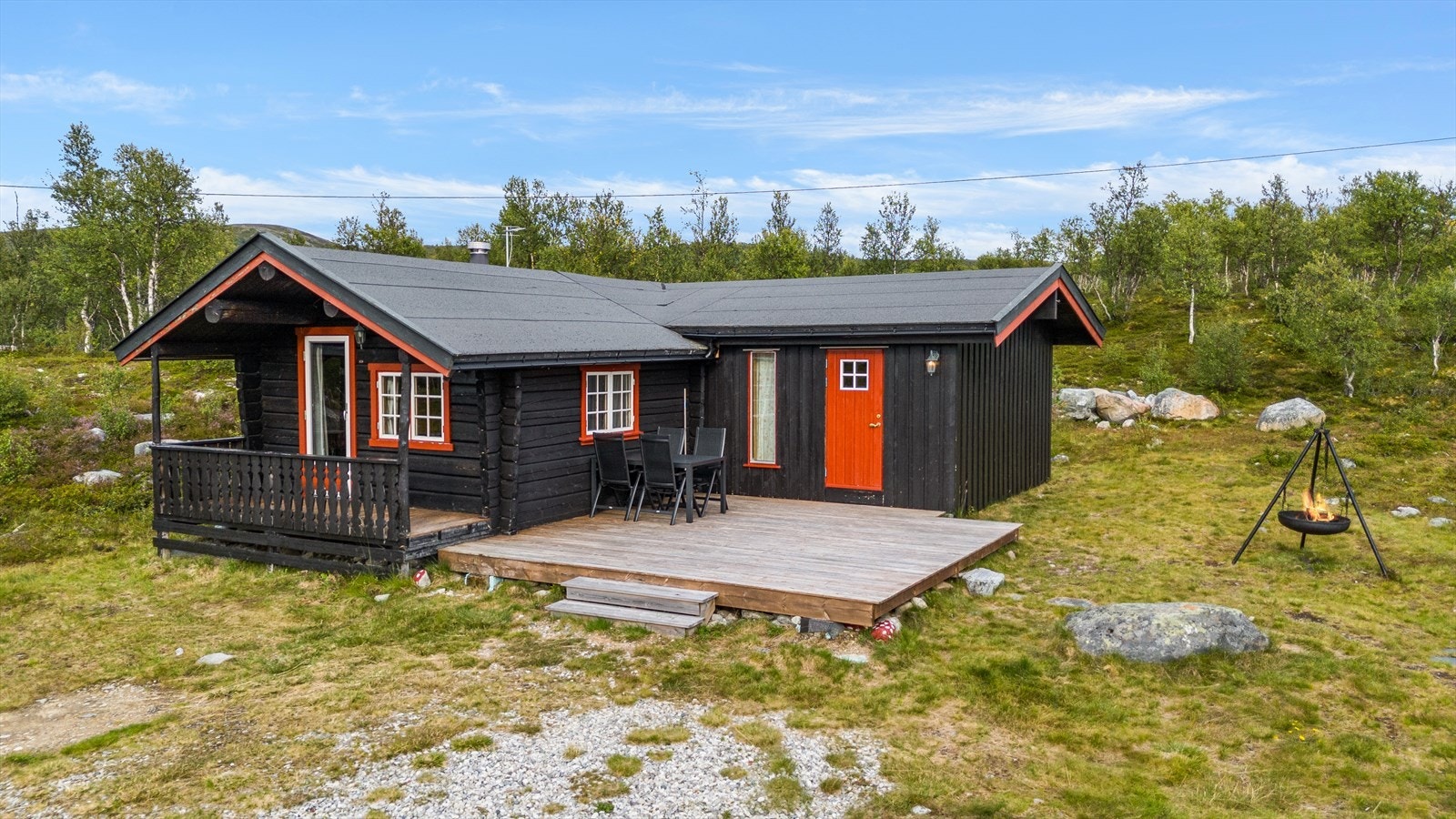 Hytta er bygd i 1997 Galleribilde