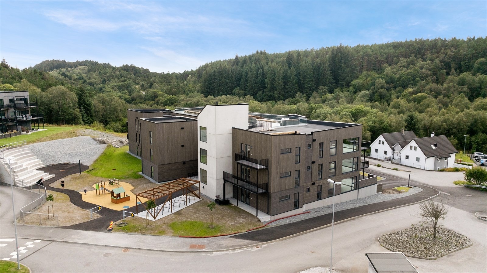 Heis i bygget fra garasjeanlegget til takterrassen Galleribilde