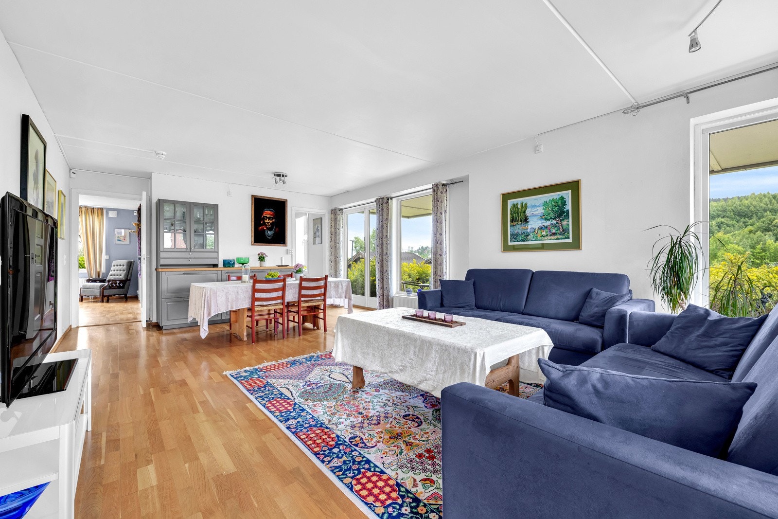 Her kan du innrede sofa for å skape en koselig tv-krok. Galleribilde