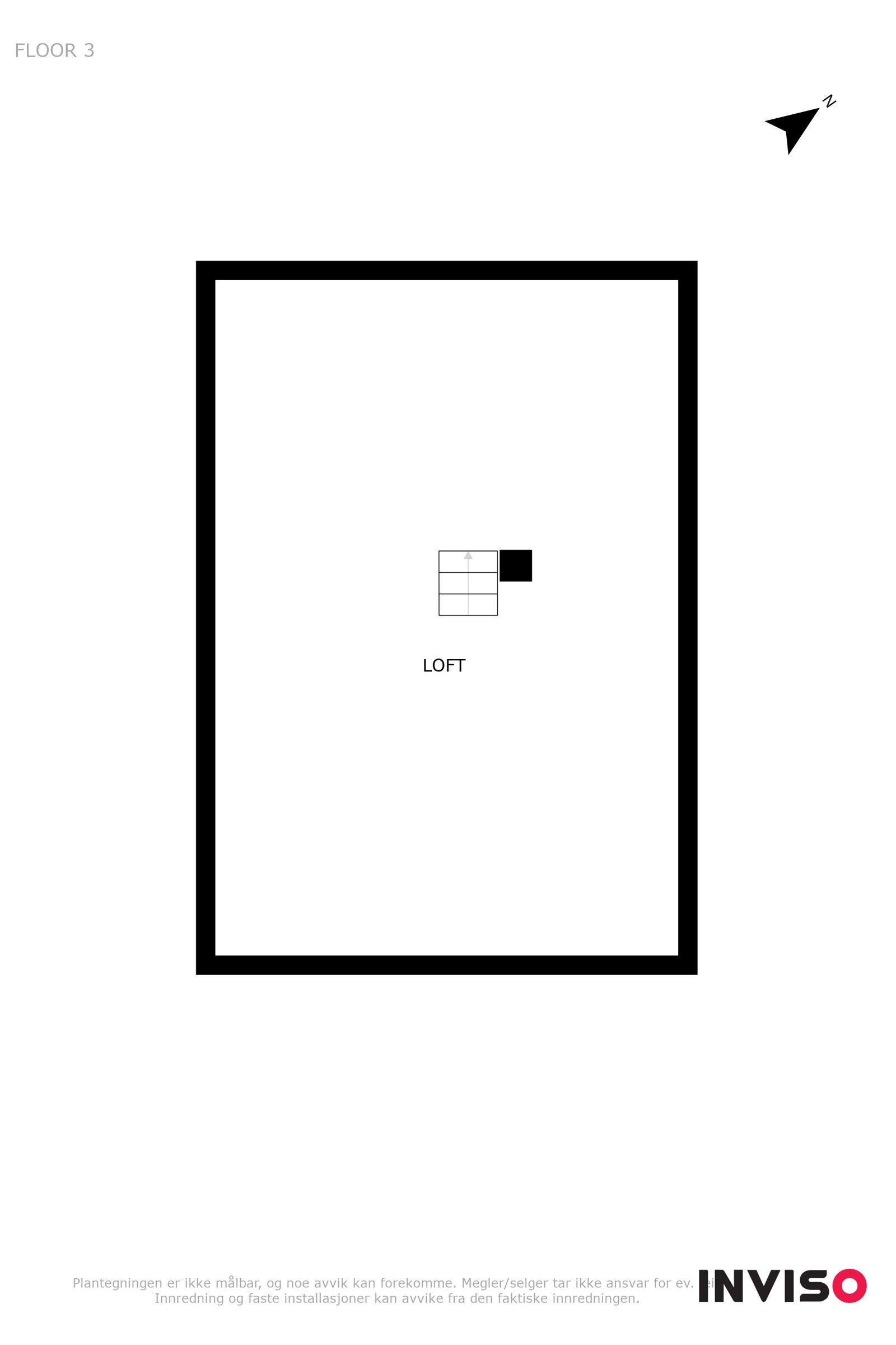 Planskisse loft Galleribilde