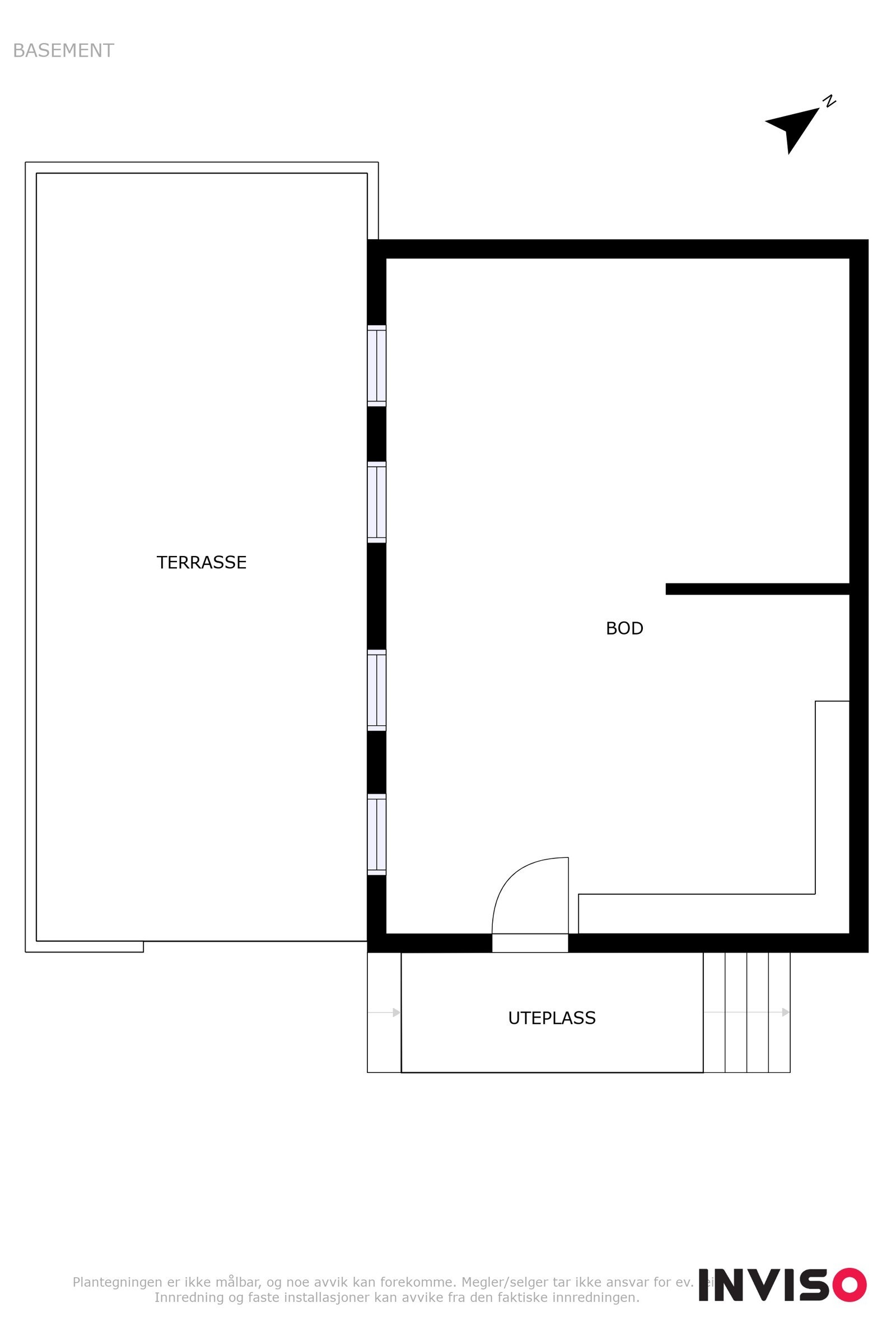 Planskisse underetasje Galleribilde