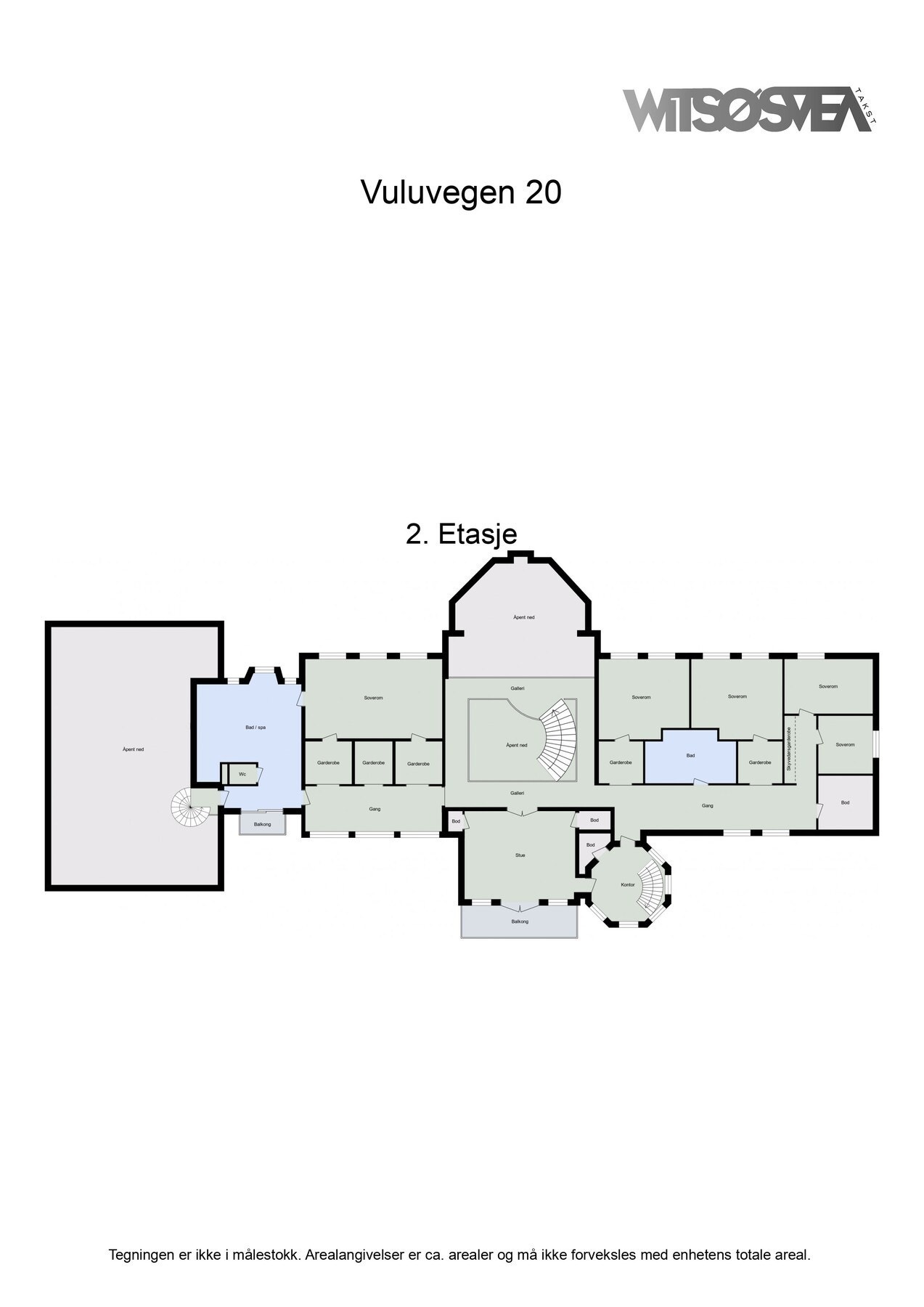 Plantegning 1.etasje. Galleribilde