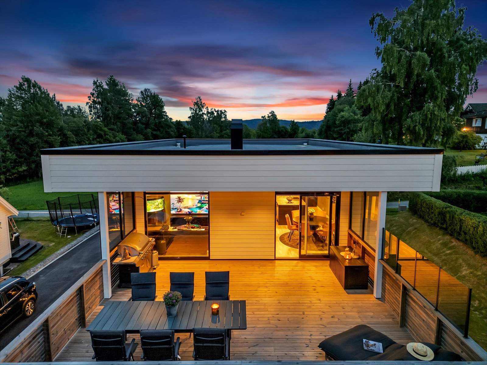 Vestvendt terrasse på 39 kvm Galleribilde