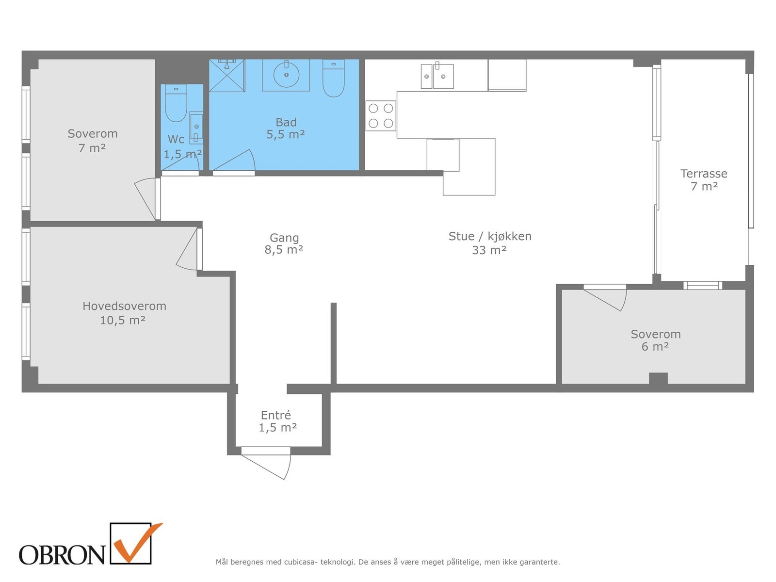 Planskisse. Galleribilde