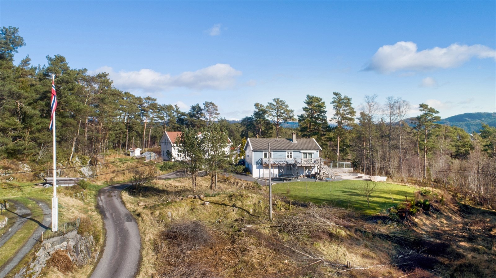 Familievennlig og rolig blindvei Galleribilde