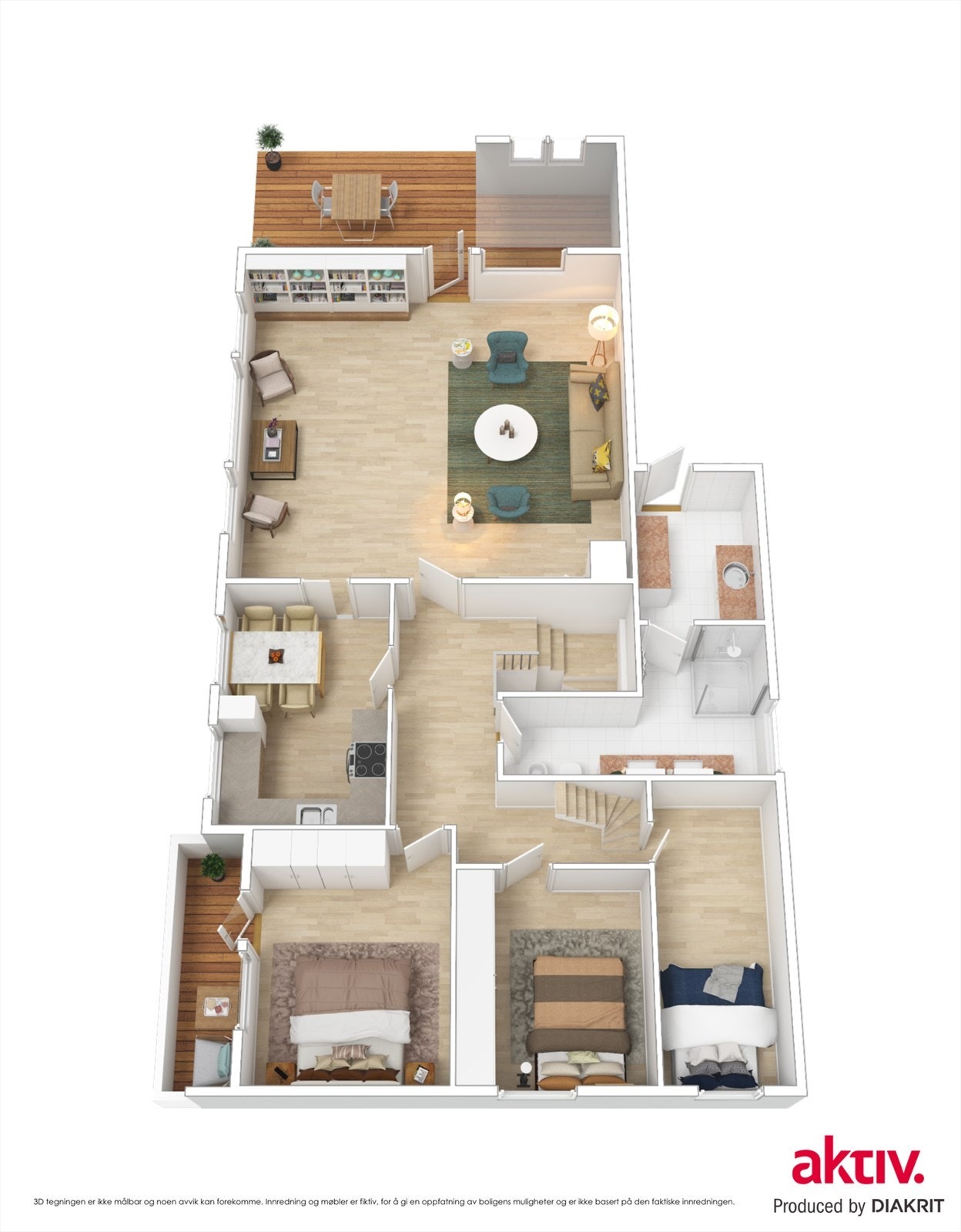 Plantegning 2. etg Galleribilde