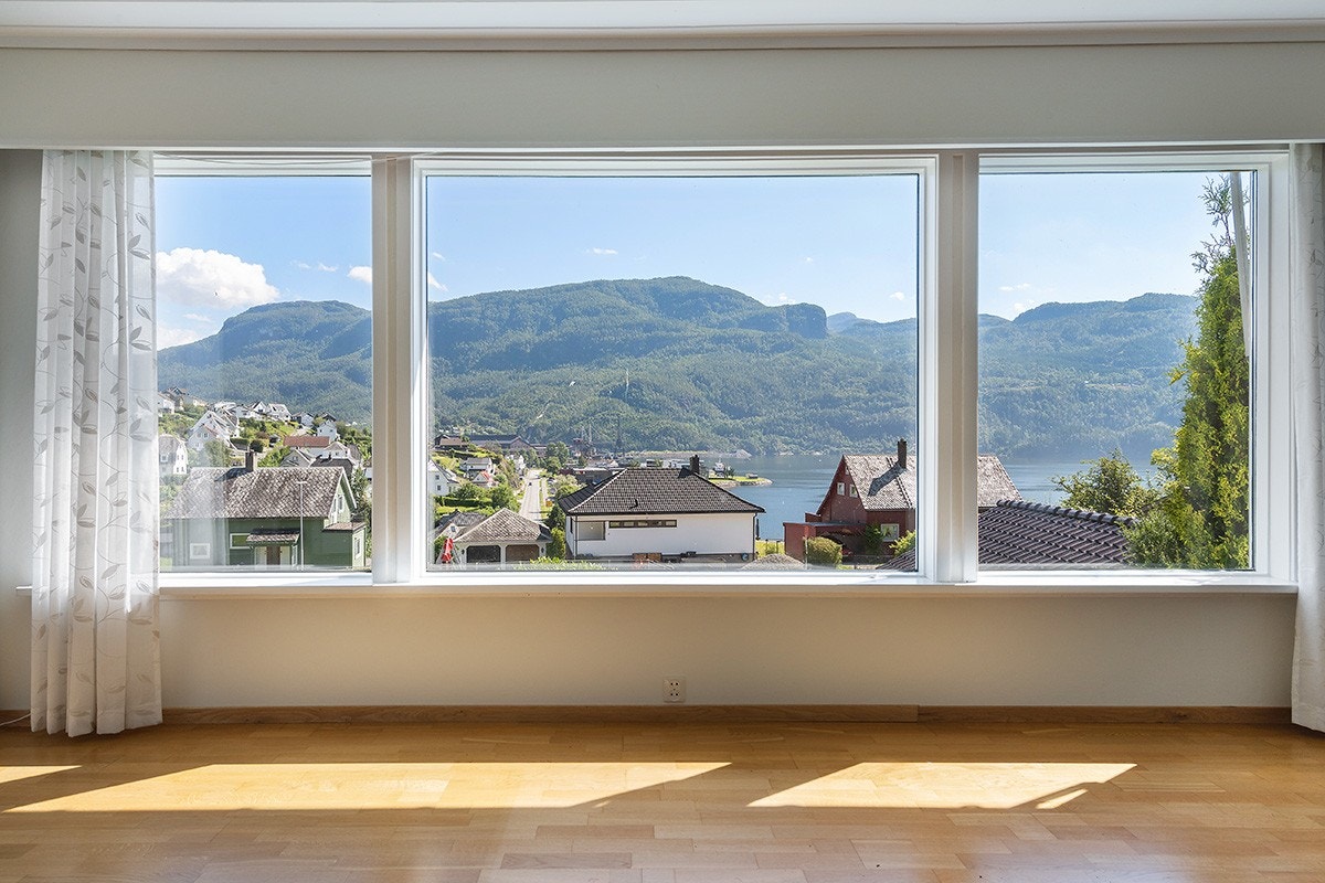 Flott utsikt fra stue Galleribilde