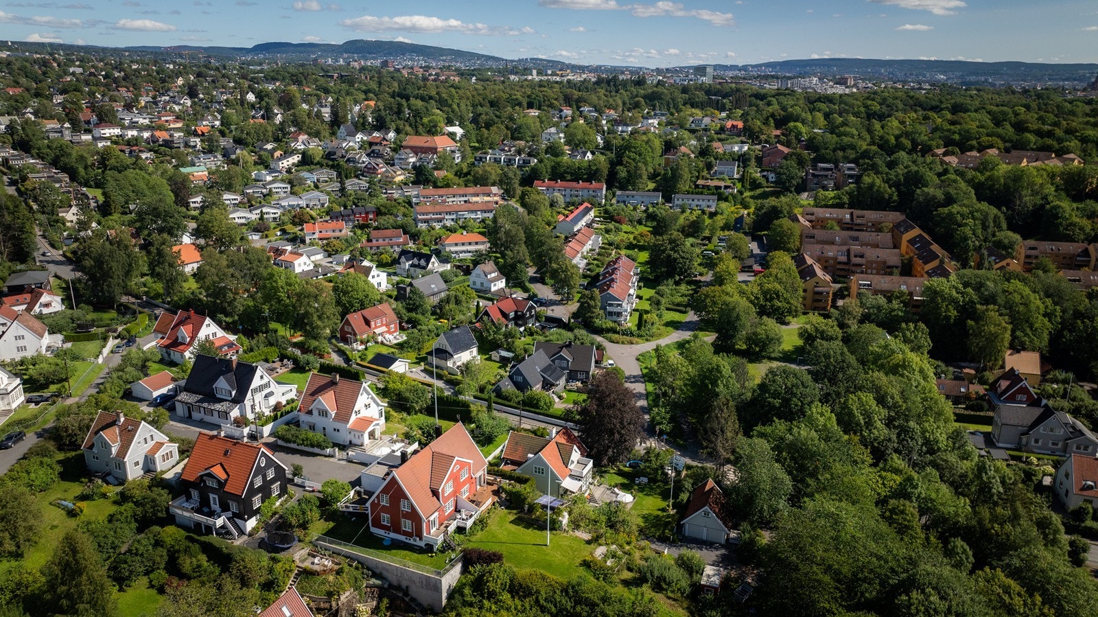 Frognerparken ligger i gangavstand Galleribilde