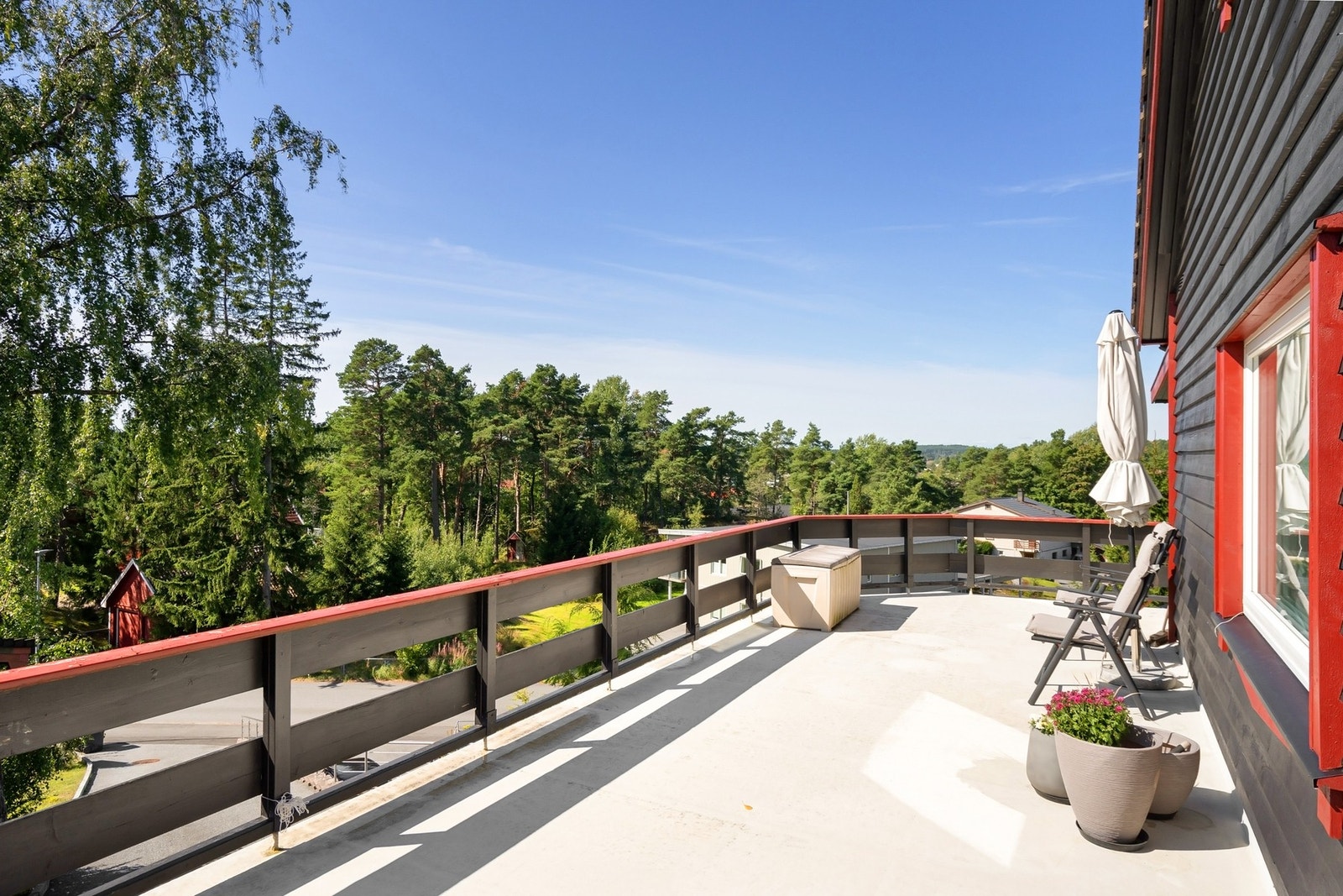 Takterrasse 23 m² Galleribilde