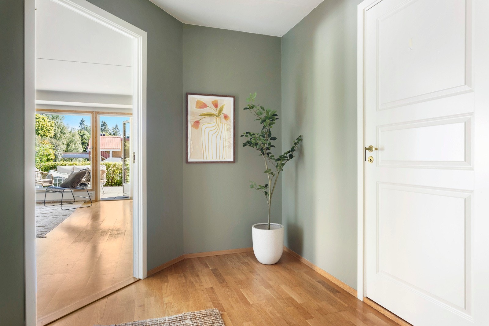 Her er det godt å komme hjem samt å ønske gjester velkommen Galleribilde