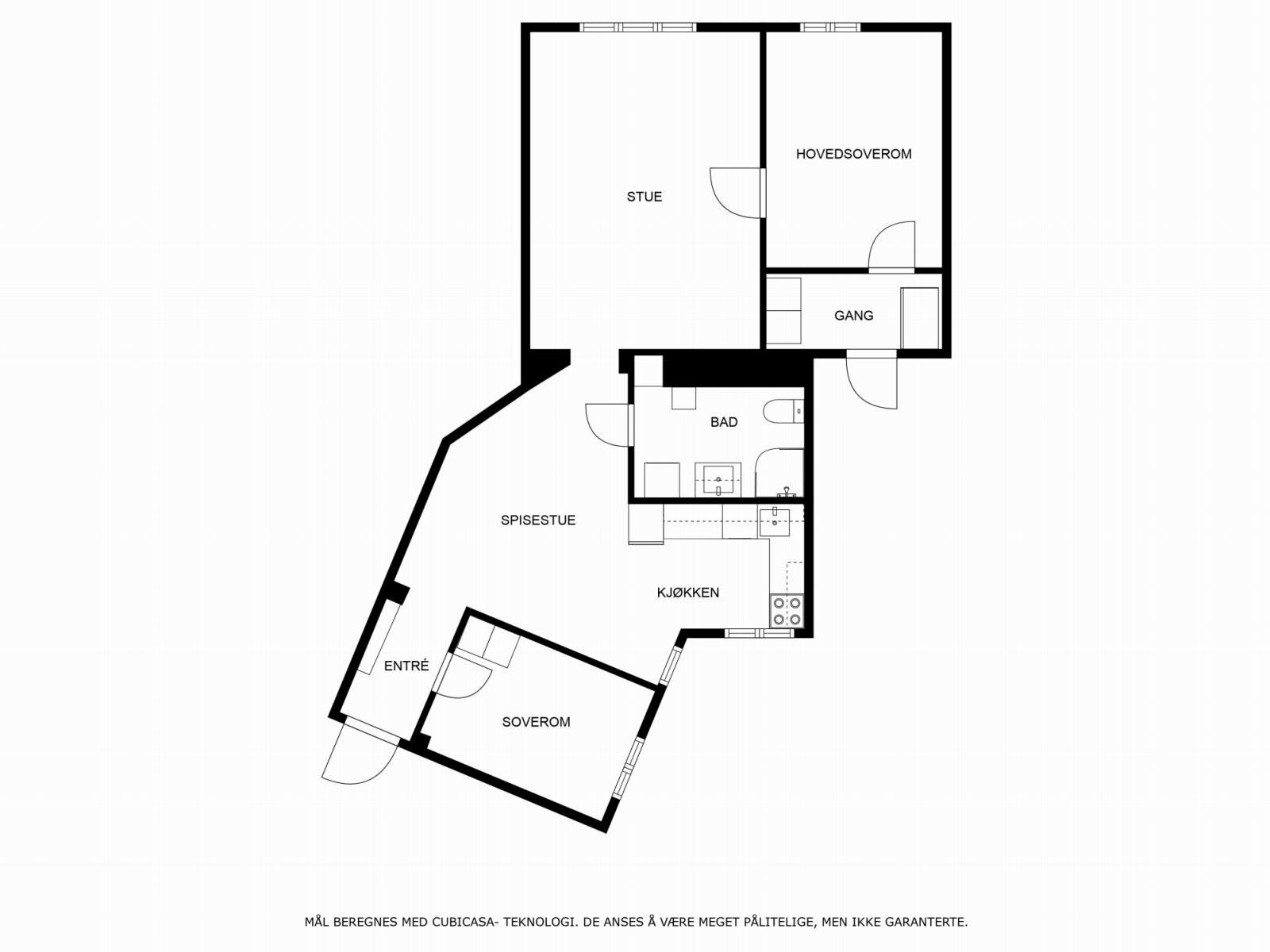 Plantegning Galleribilde