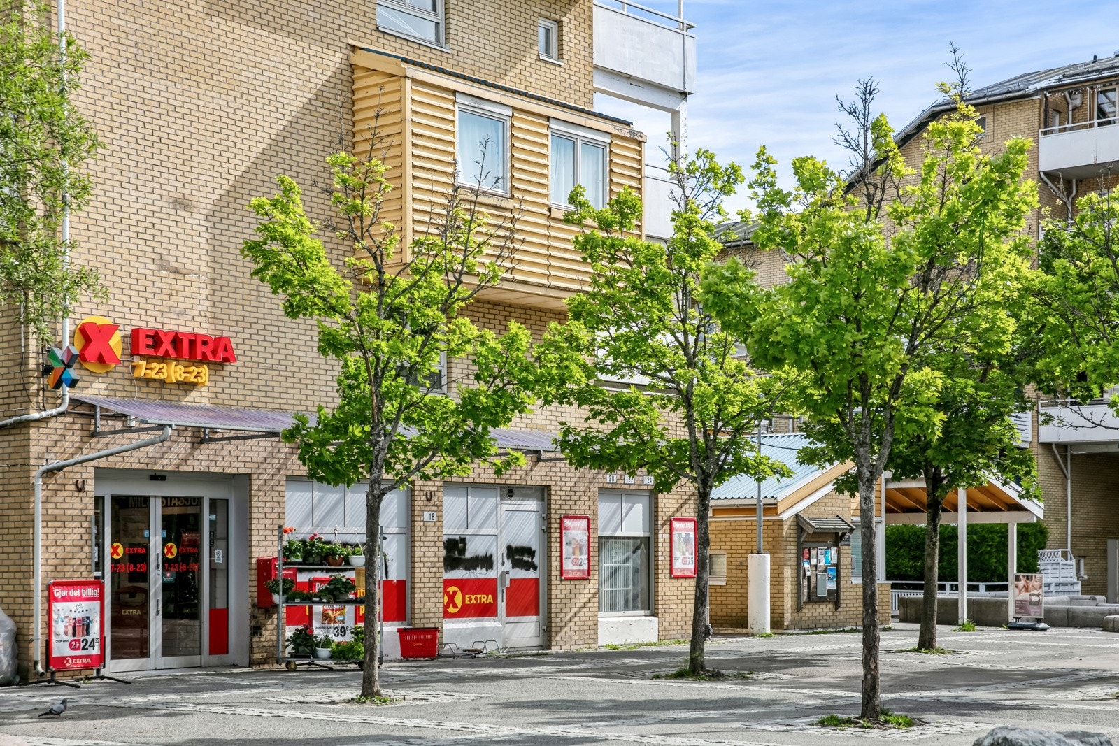 Kort vei til matbutikken Galleribilde