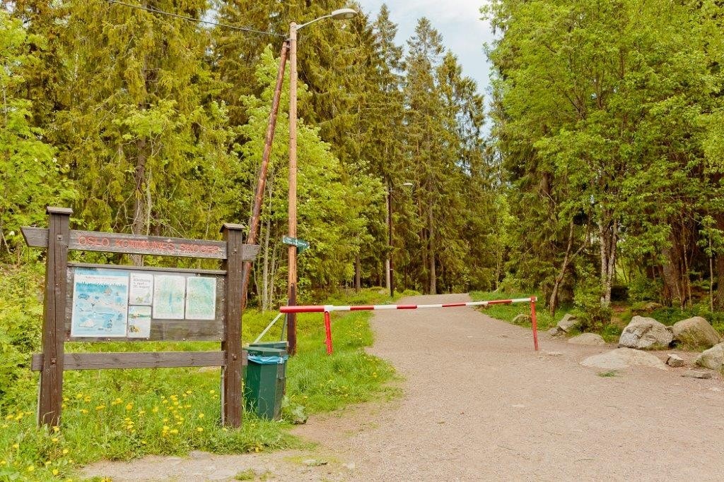 Inngang til Østmarka Galleribilde