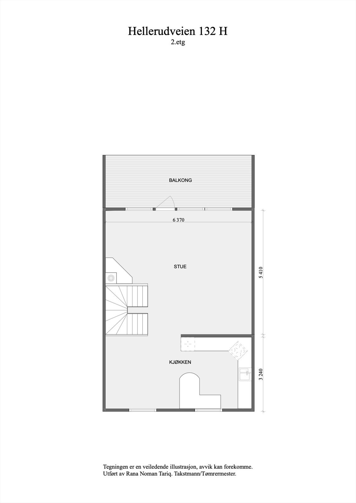Planskisse 2.etg. Galleribilde