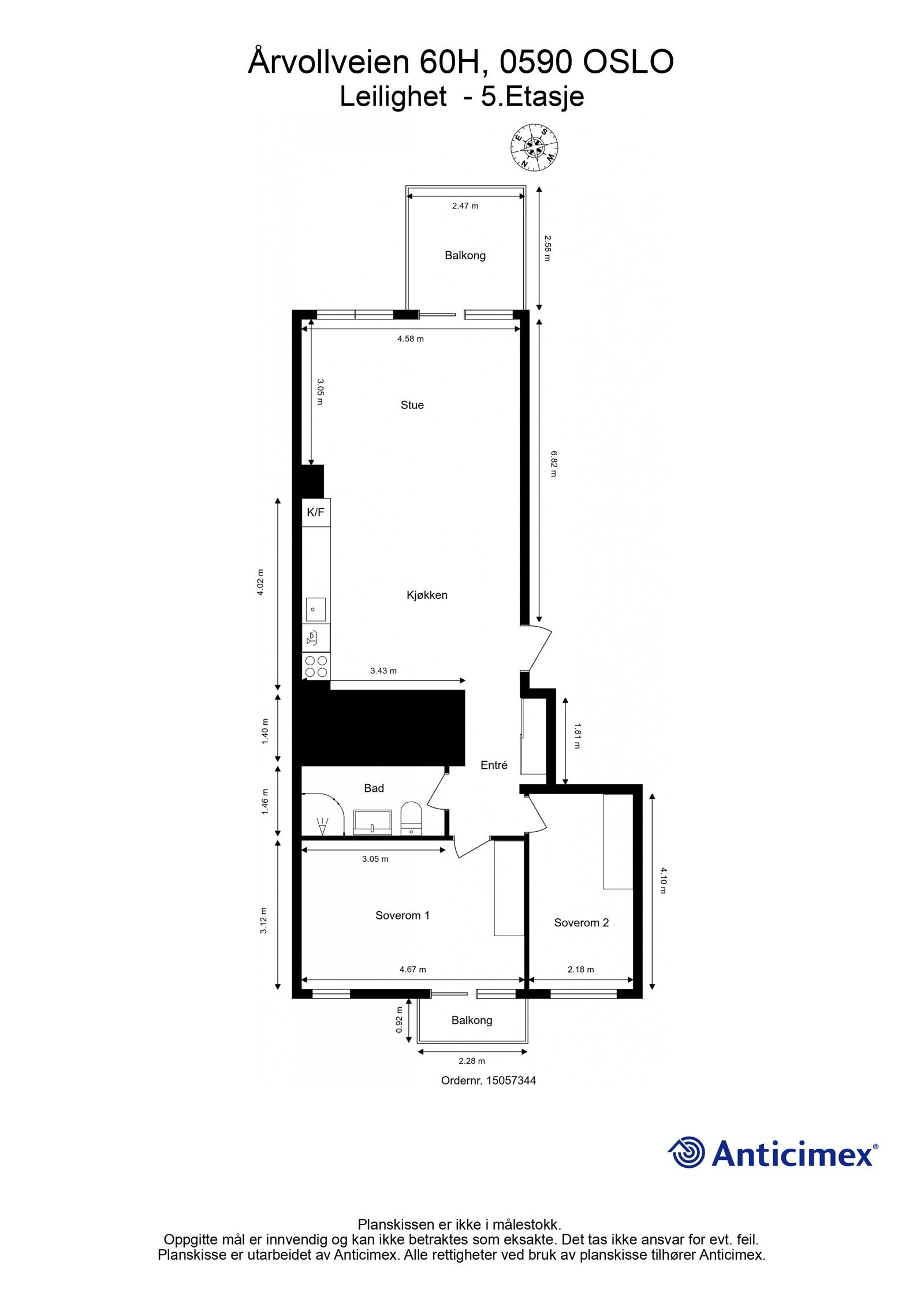 Plantegning Galleribilde