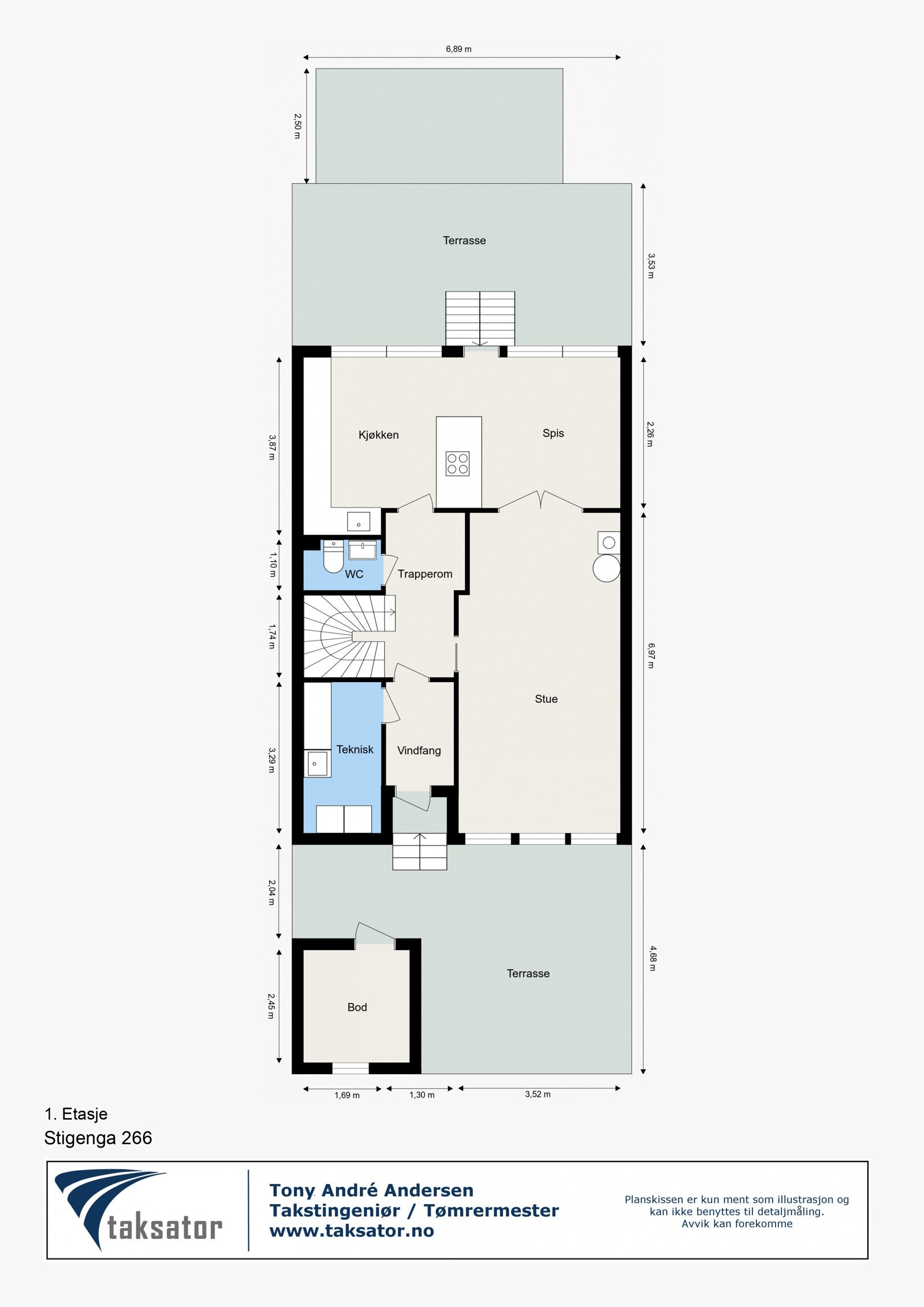 Plantegning - 1. Etasje Galleribilde