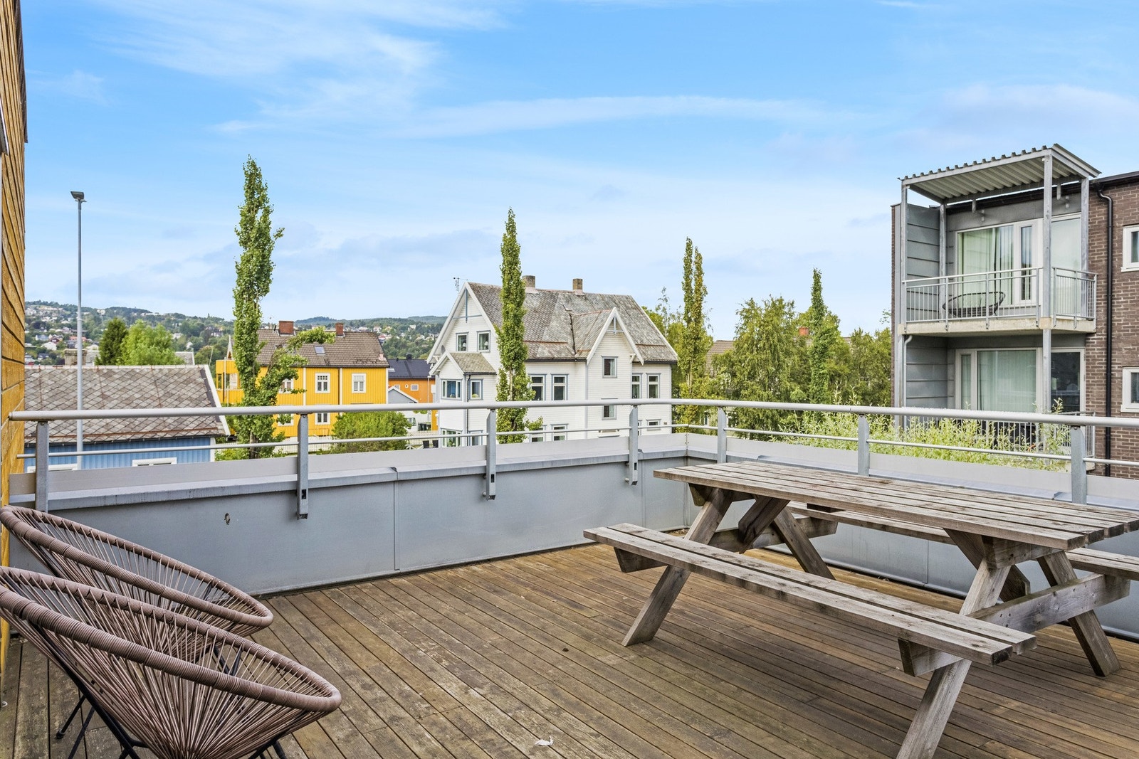 Her kan man nyte gode solforhold. Galleribilde