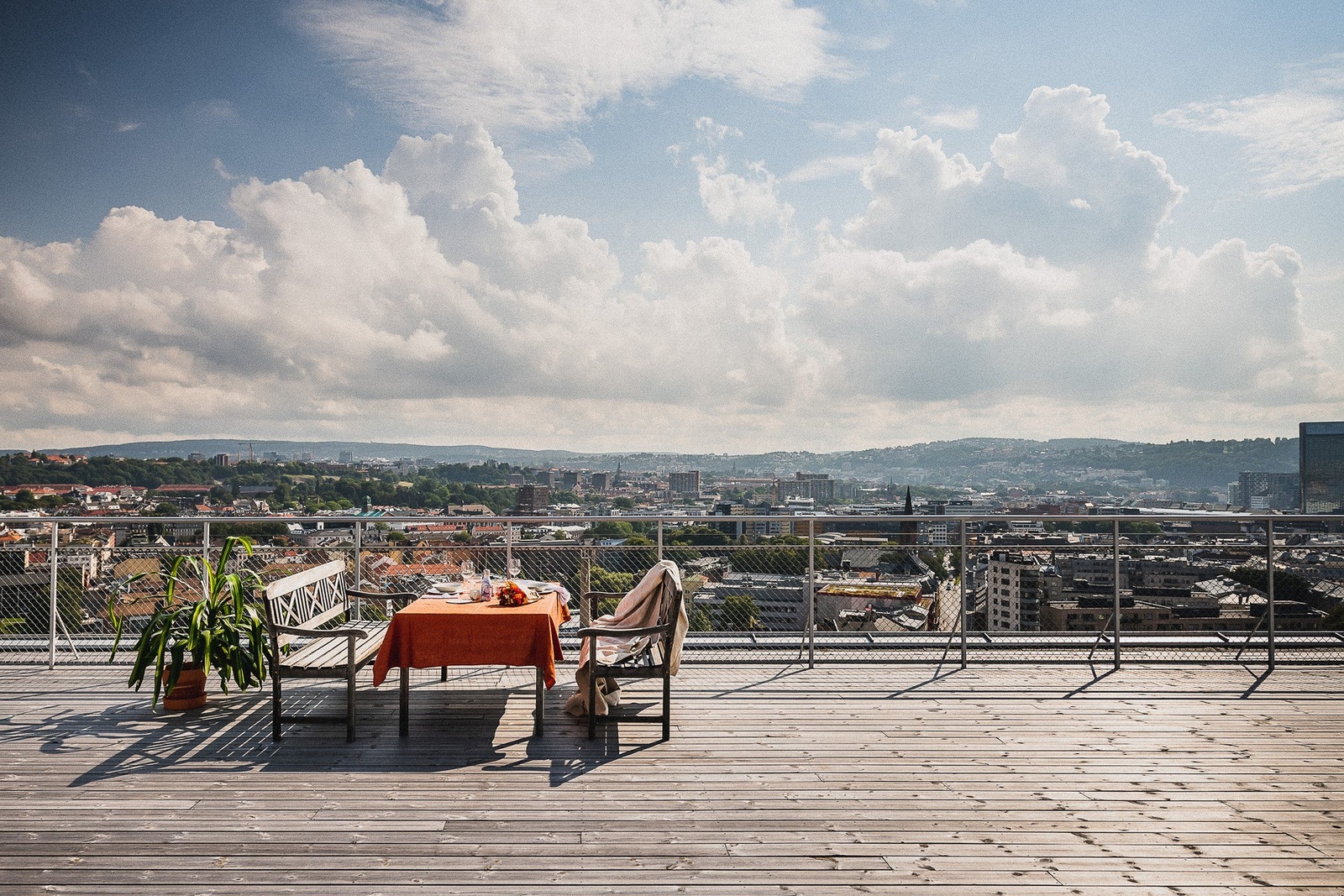 Nyt godt av felles takterrasse. Galleribilde