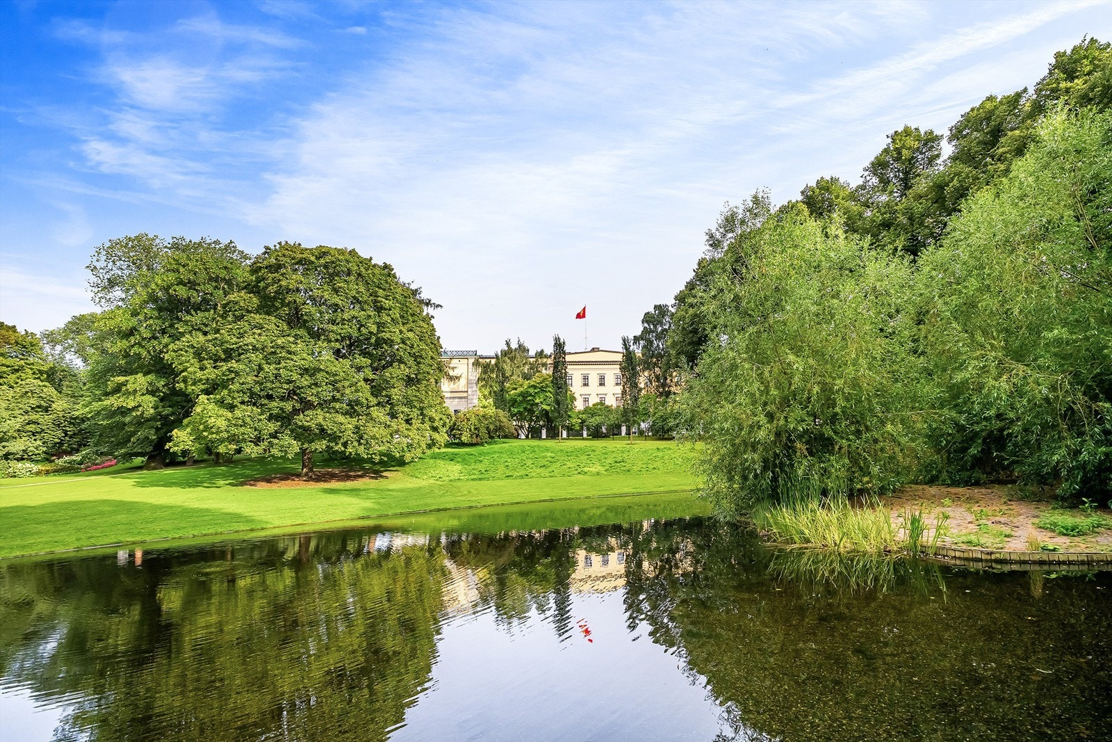 Slottsparken. Galleribilde