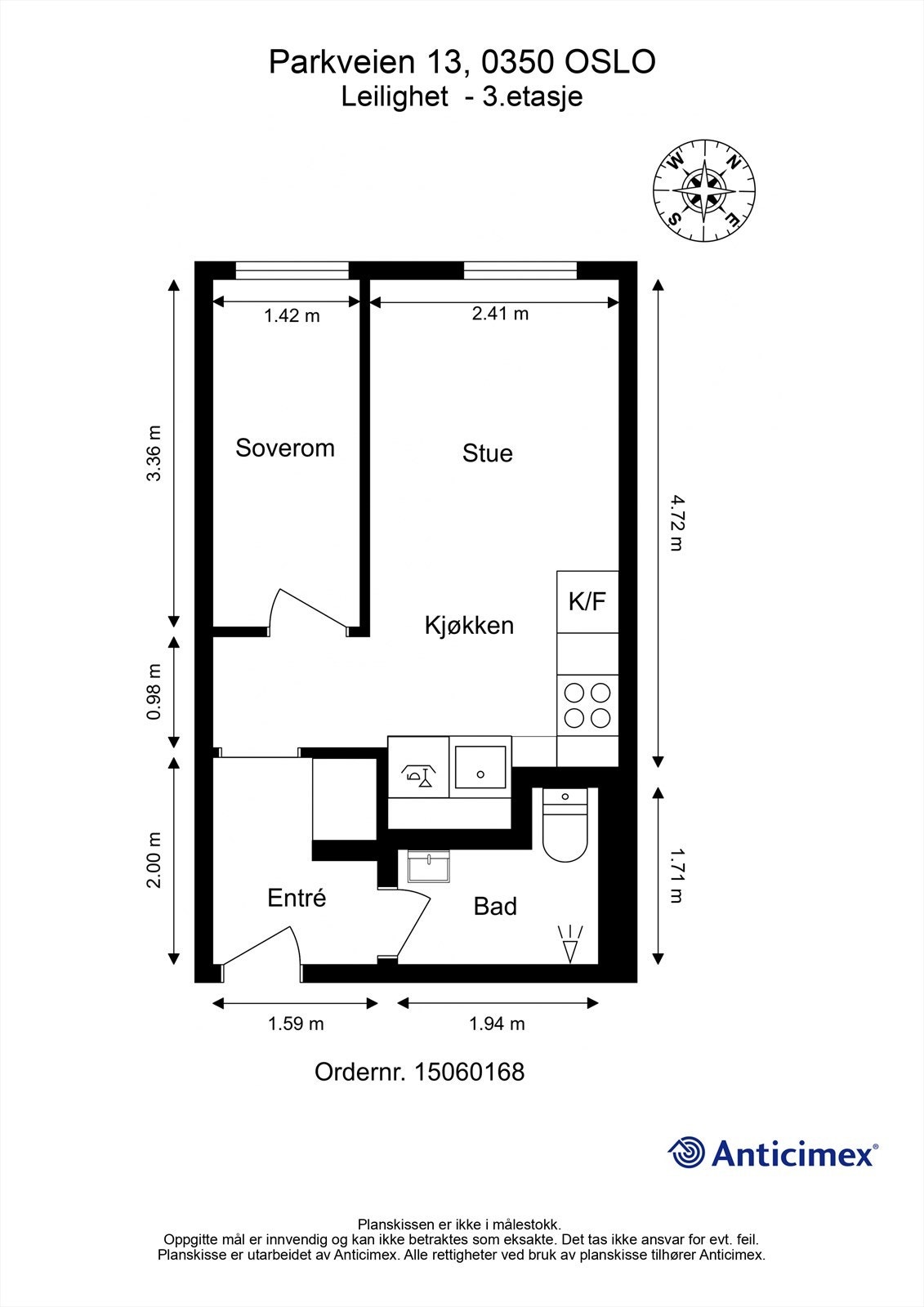 Plantegning Galleribilde