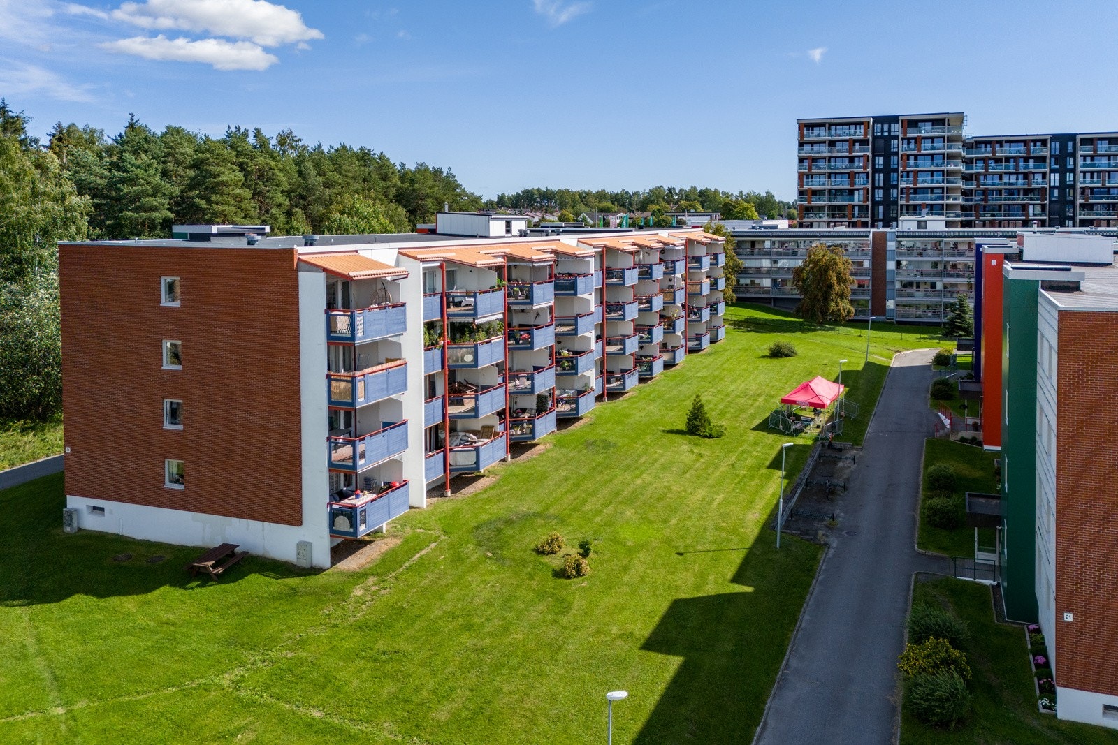 Dronefoto Galleribilde