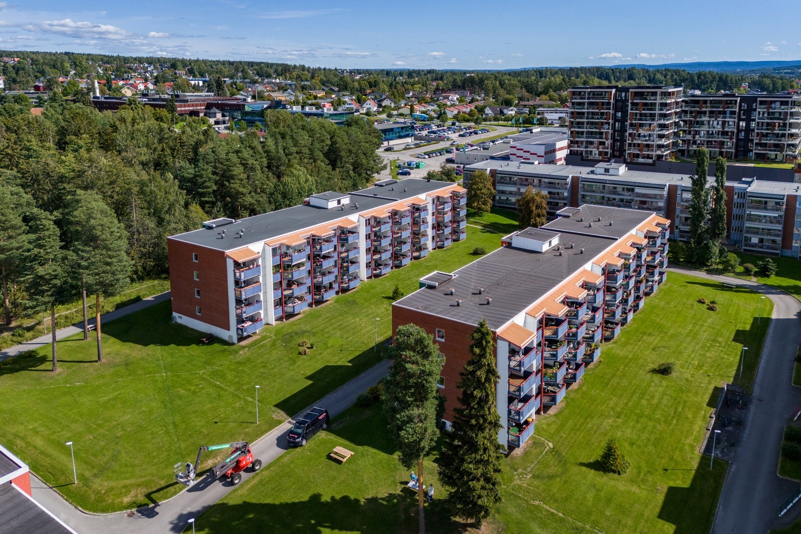 Dronefoto Galleribilde