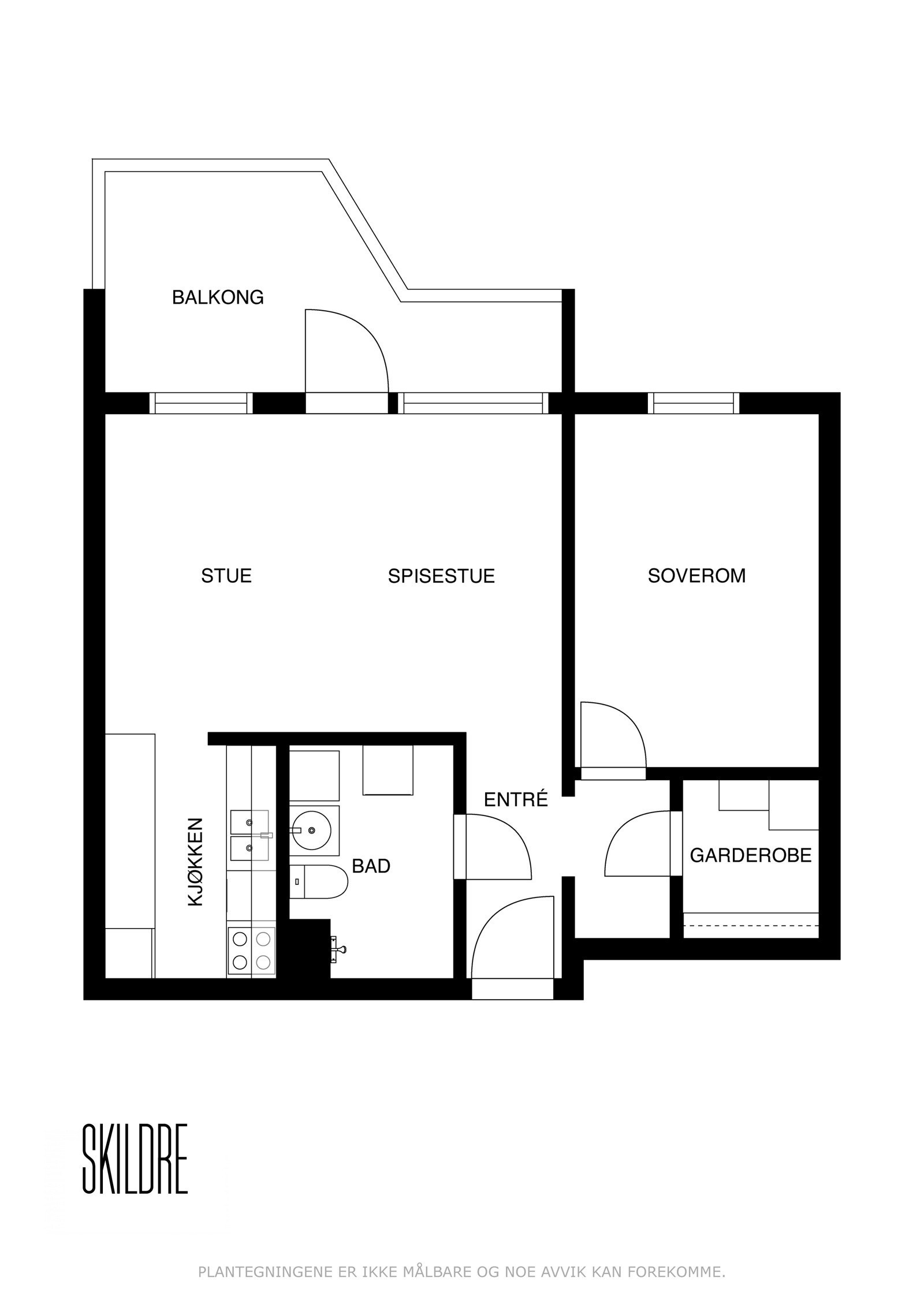 Plantegning Galleribilde