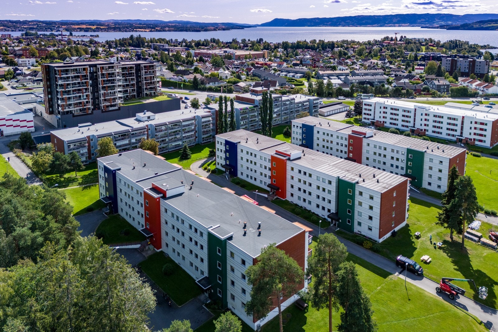 Dronefoto Galleribilde