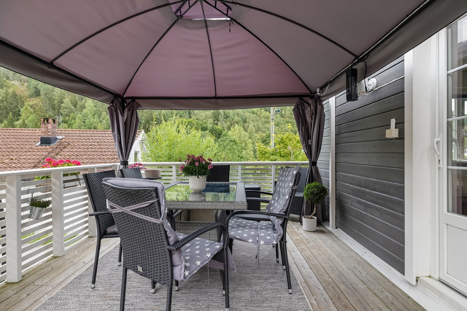 Terrasse med utgang fra stuen Galleribilde