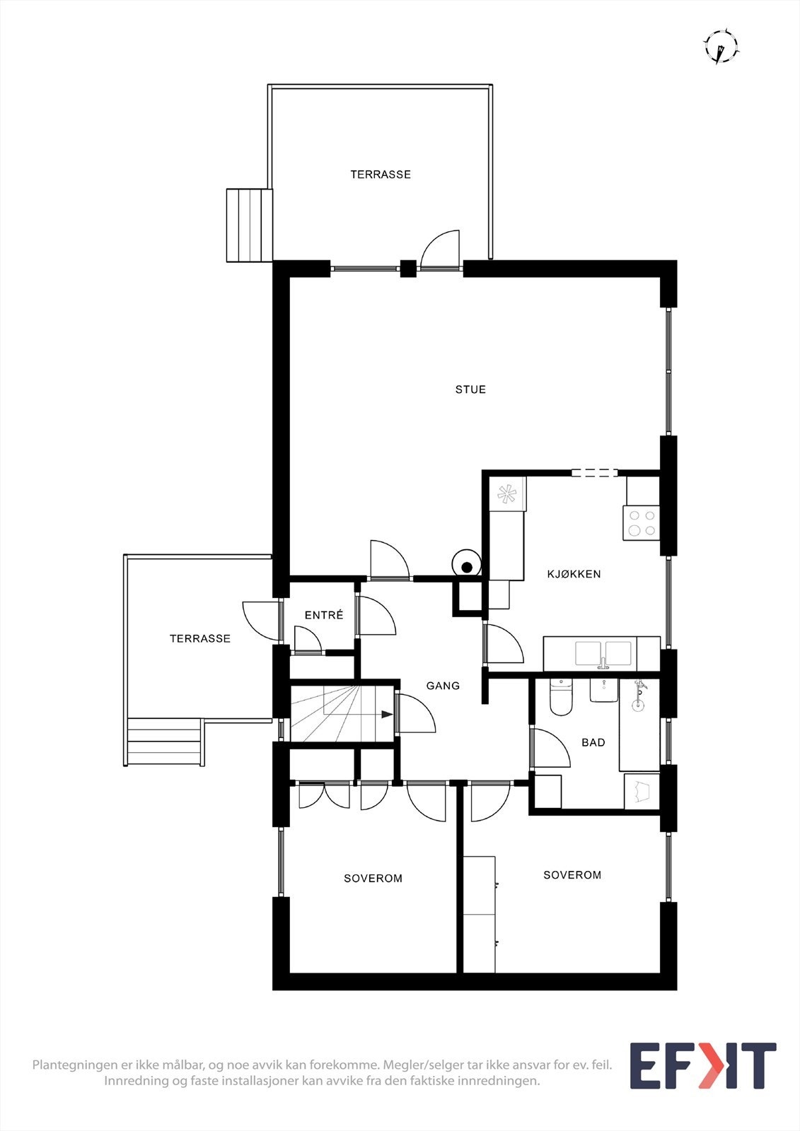 Plantegning hovedplan Galleribilde