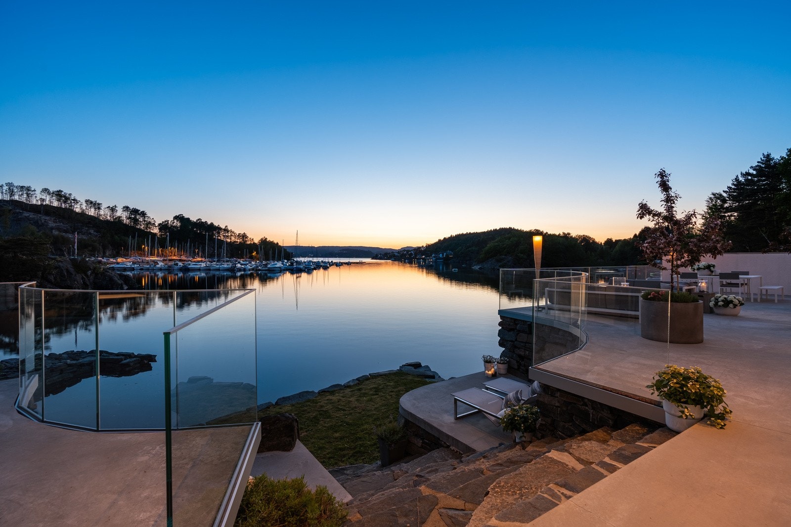 Magisk utsikt mot Hånesbukta Galleribilde