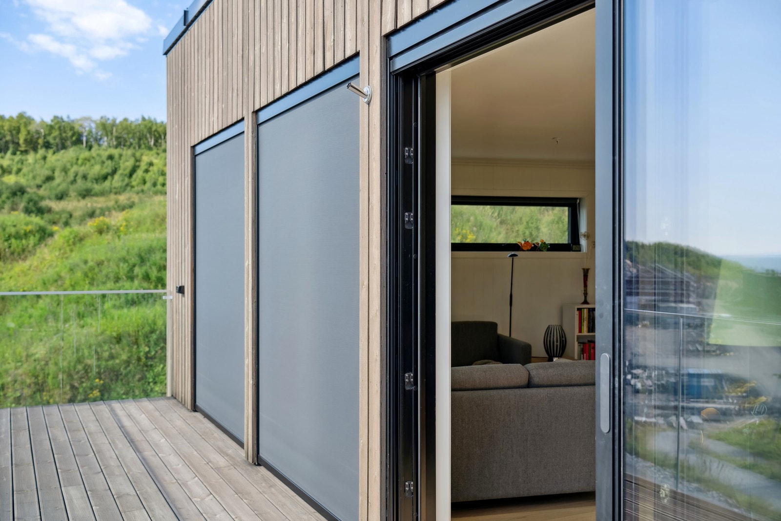 Zipscreen i stuevinduene. Galleribilde